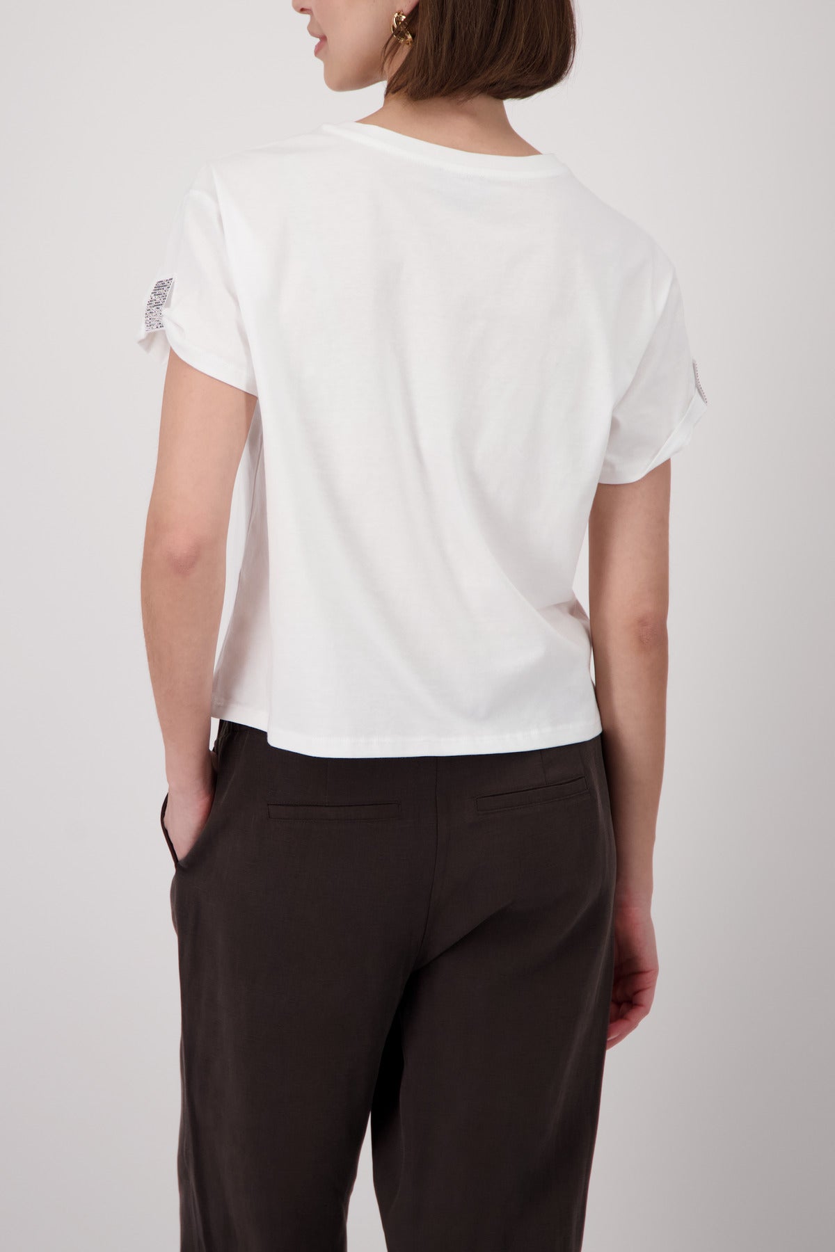 White Embellished Top - 410735