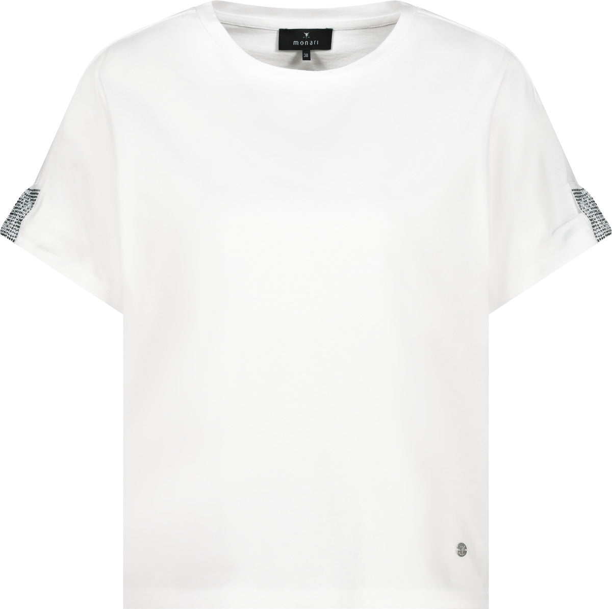 White Embellished Top - 410735