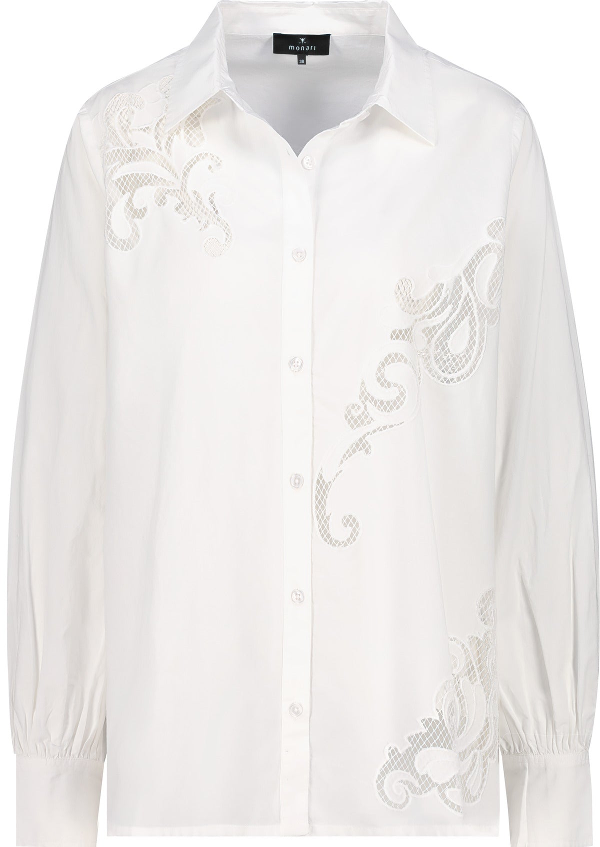 White Embroidered Shirt - 410837