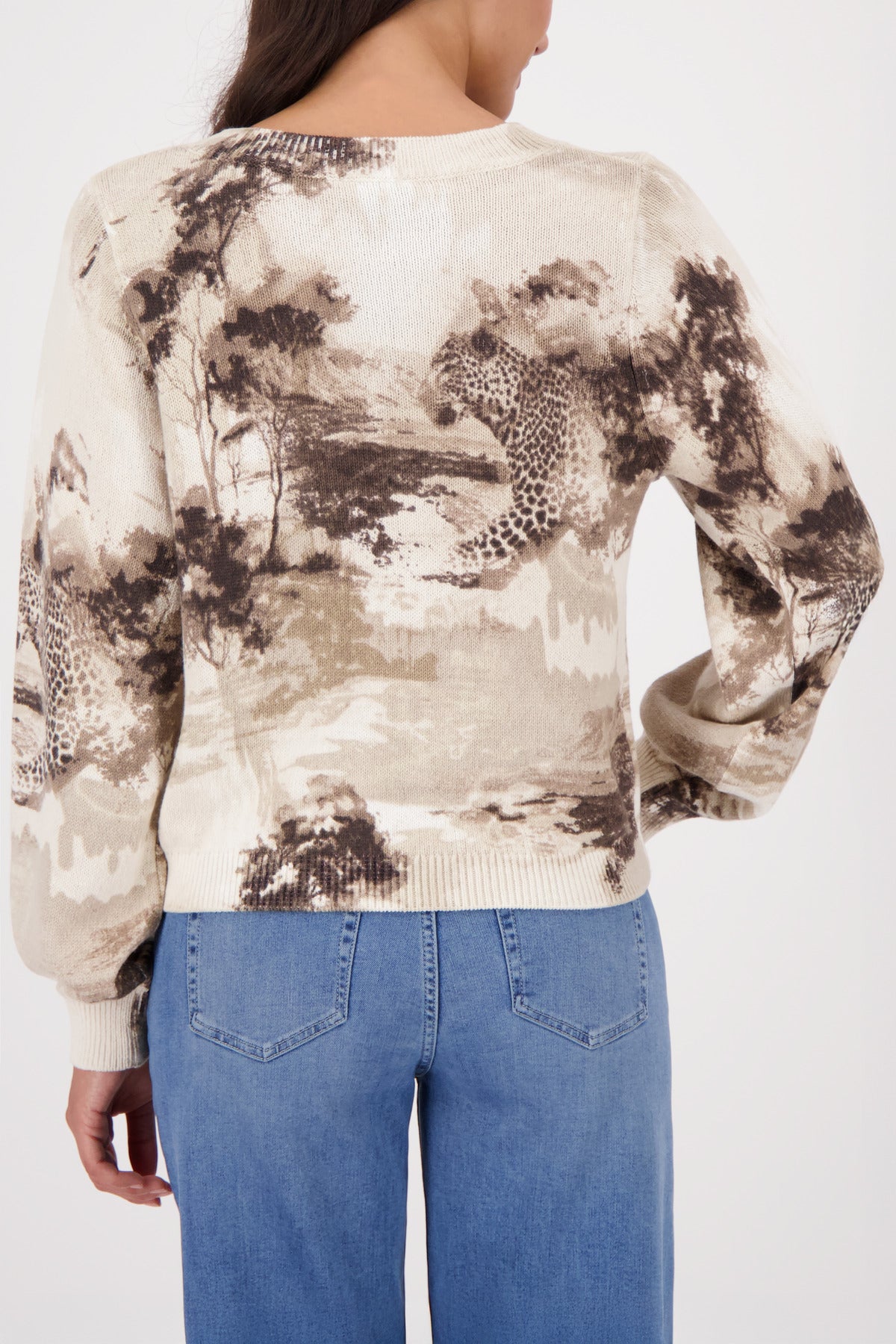 Savannah Print Sweater - 410382