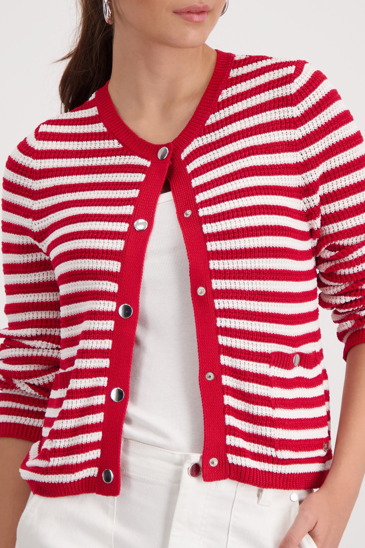 Chilli Pepper Striped Cardigan - 410216