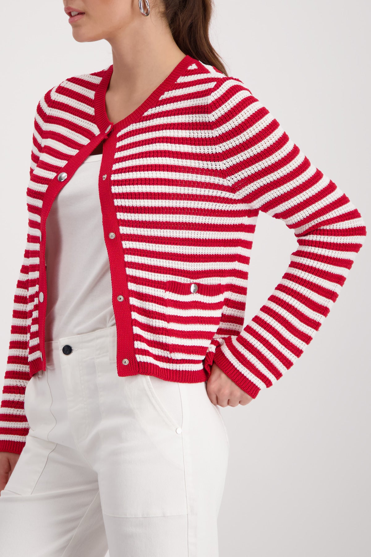 Chilli Pepper Striped Cardigan - 410216