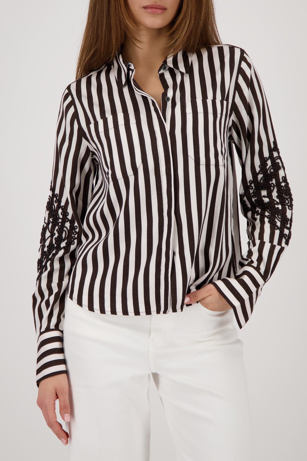 Dark Chocolate Striped Shirt - 410252