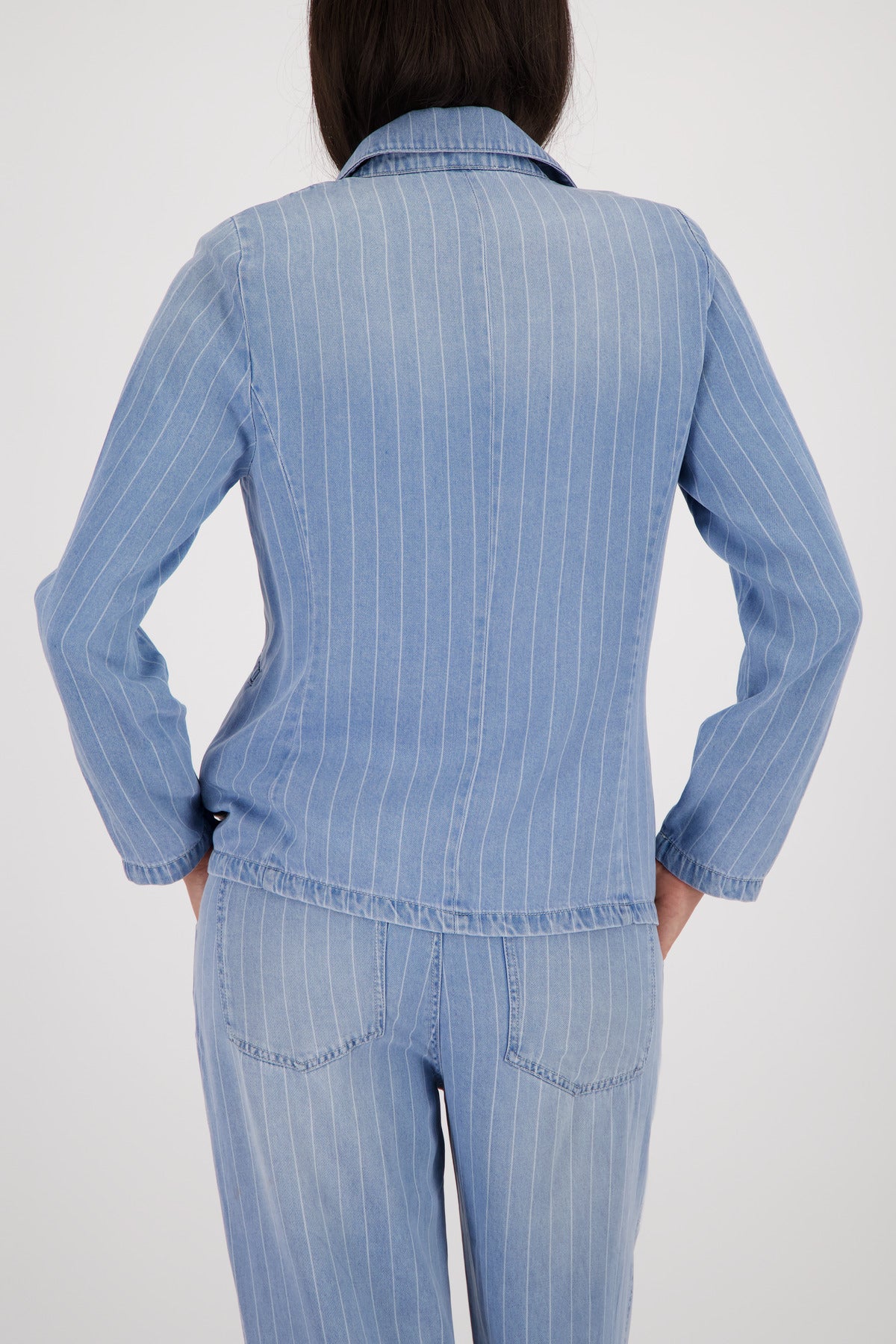 Blue Lyocell Blazer - 410617