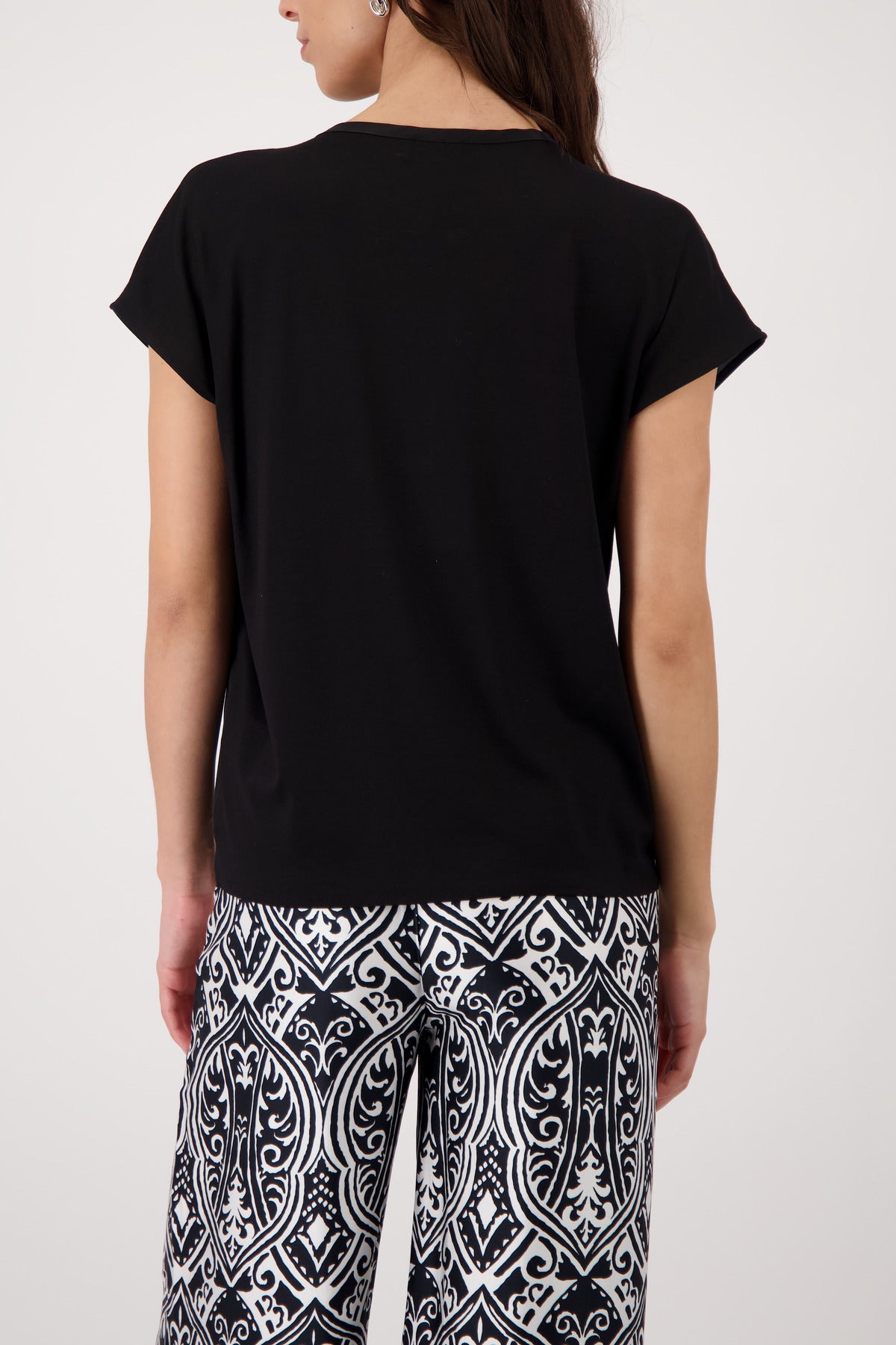 Black Patch Pocket Top - 410766