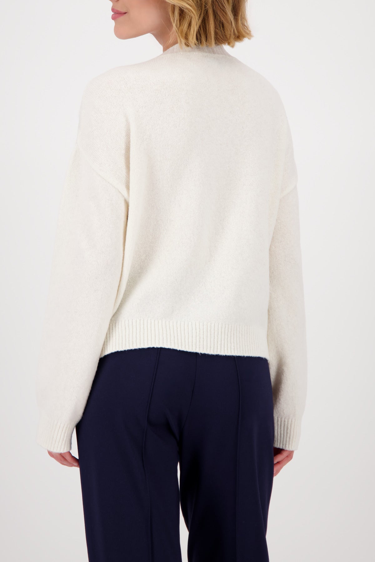 Off White Script Print Sweater - 809099