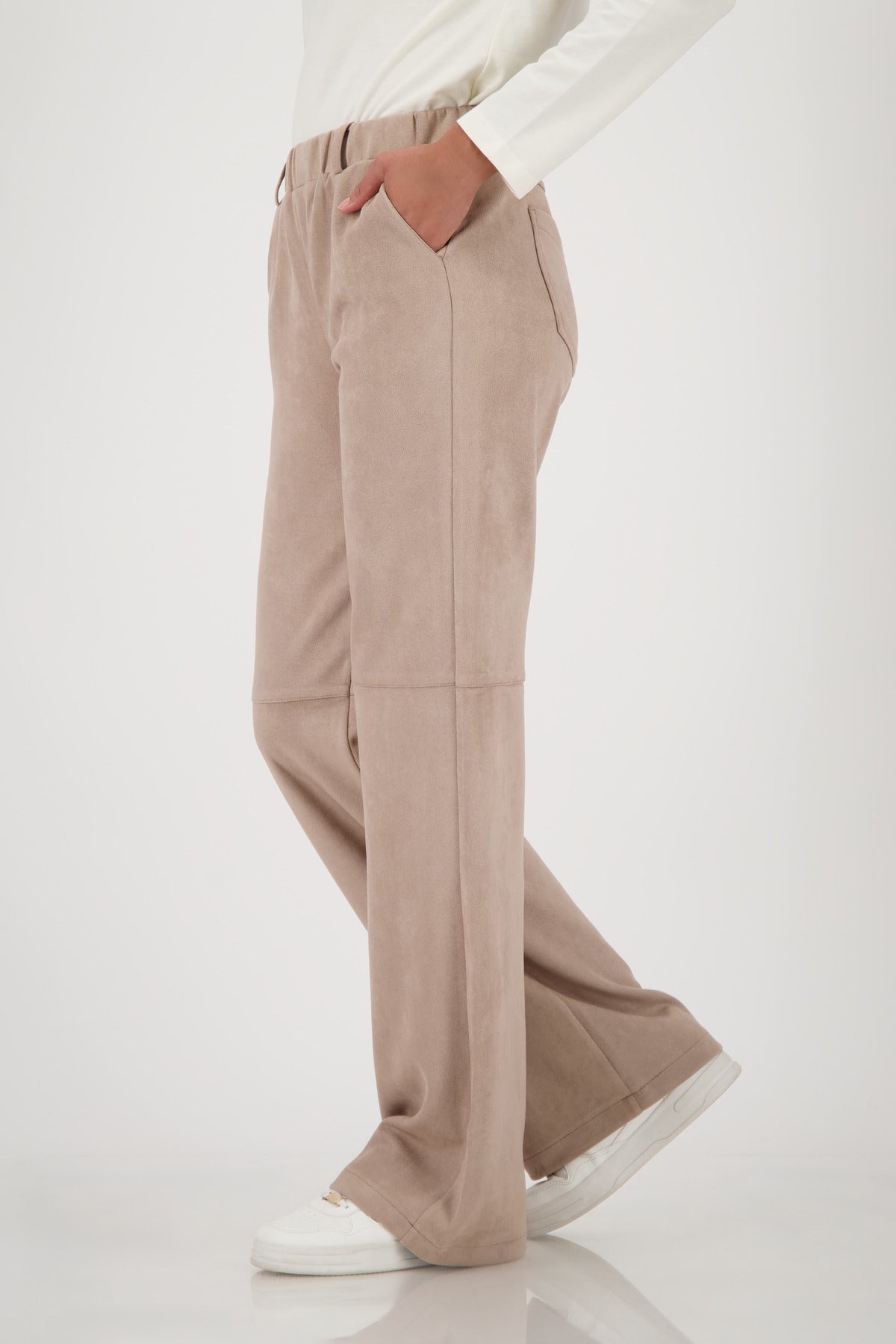 Truffle Faux Suede Trousers - 808781
