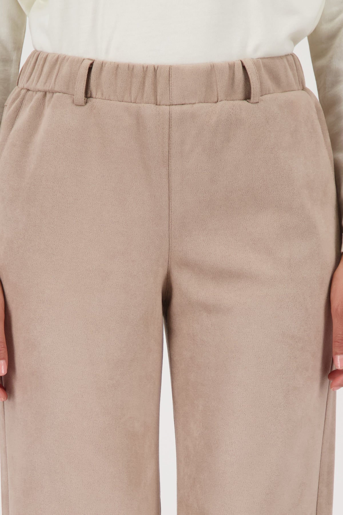 Truffle Faux Suede Trousers - 808781