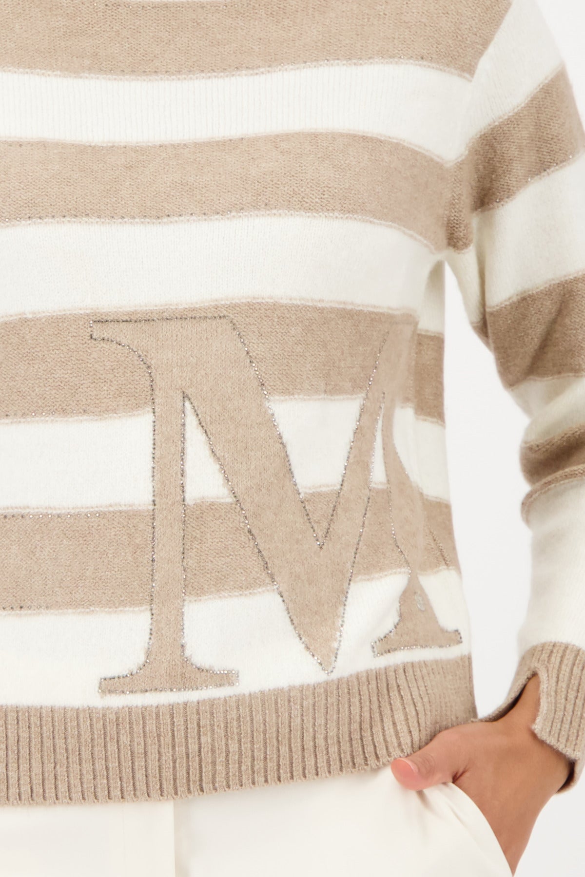 Truffle Stripe Sweater - 809123