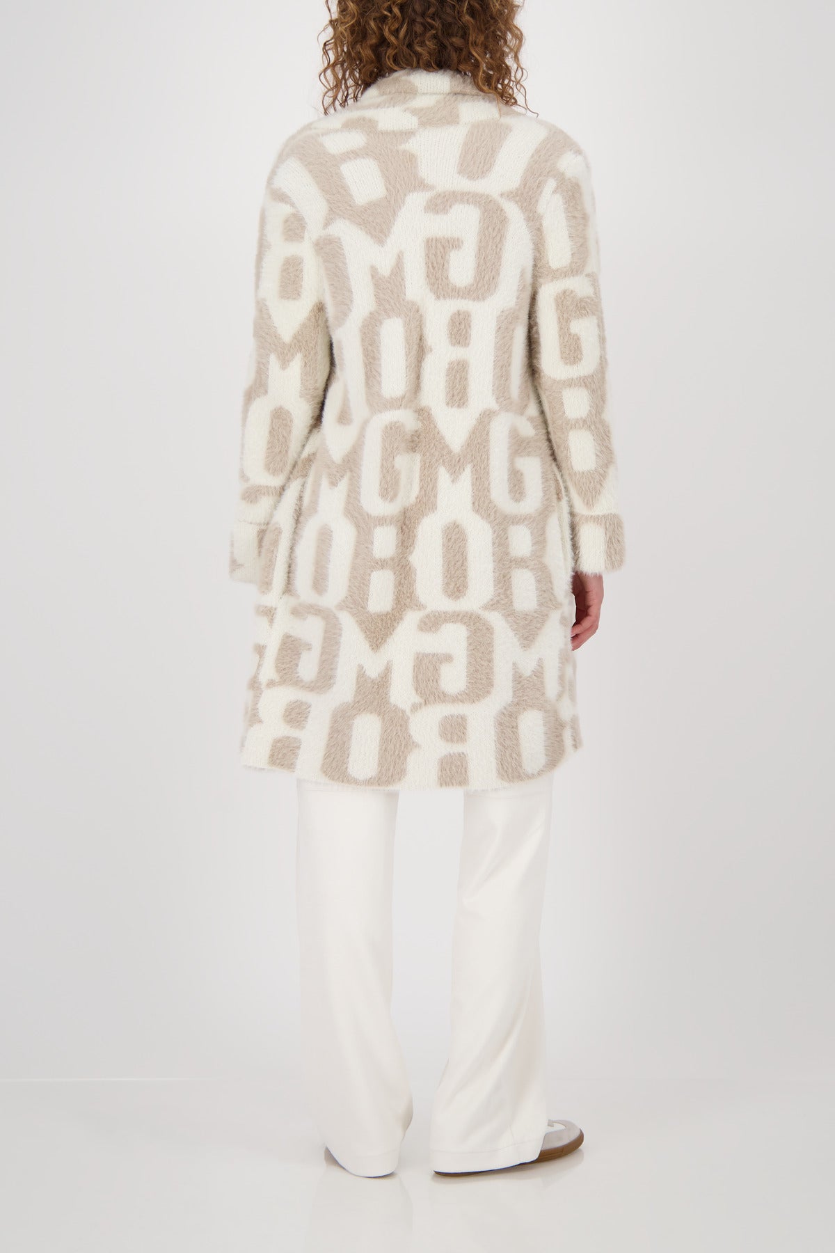 Truffle Pattern Plush Coat - 809088