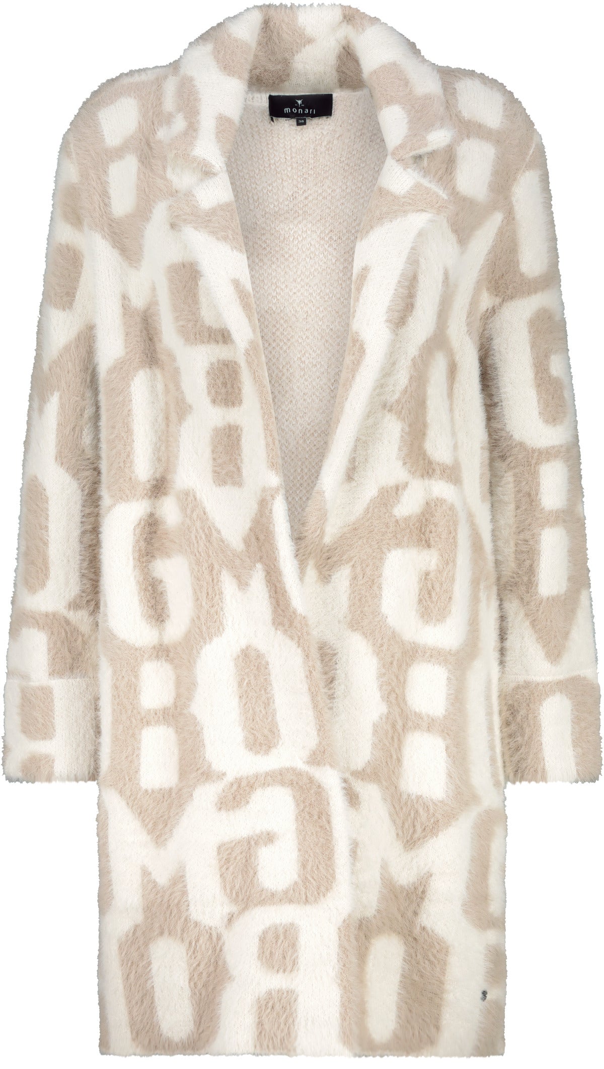Truffle Pattern Plush Coat - 809088