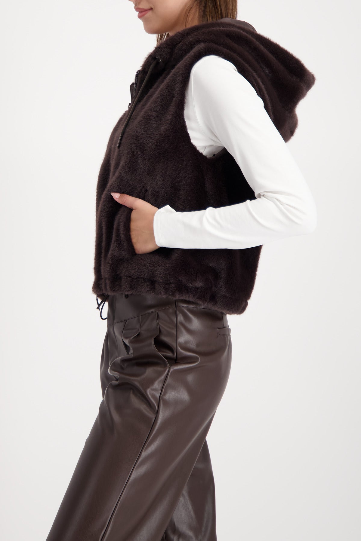 Brownie Faux Fur Waistcoat - 809269
