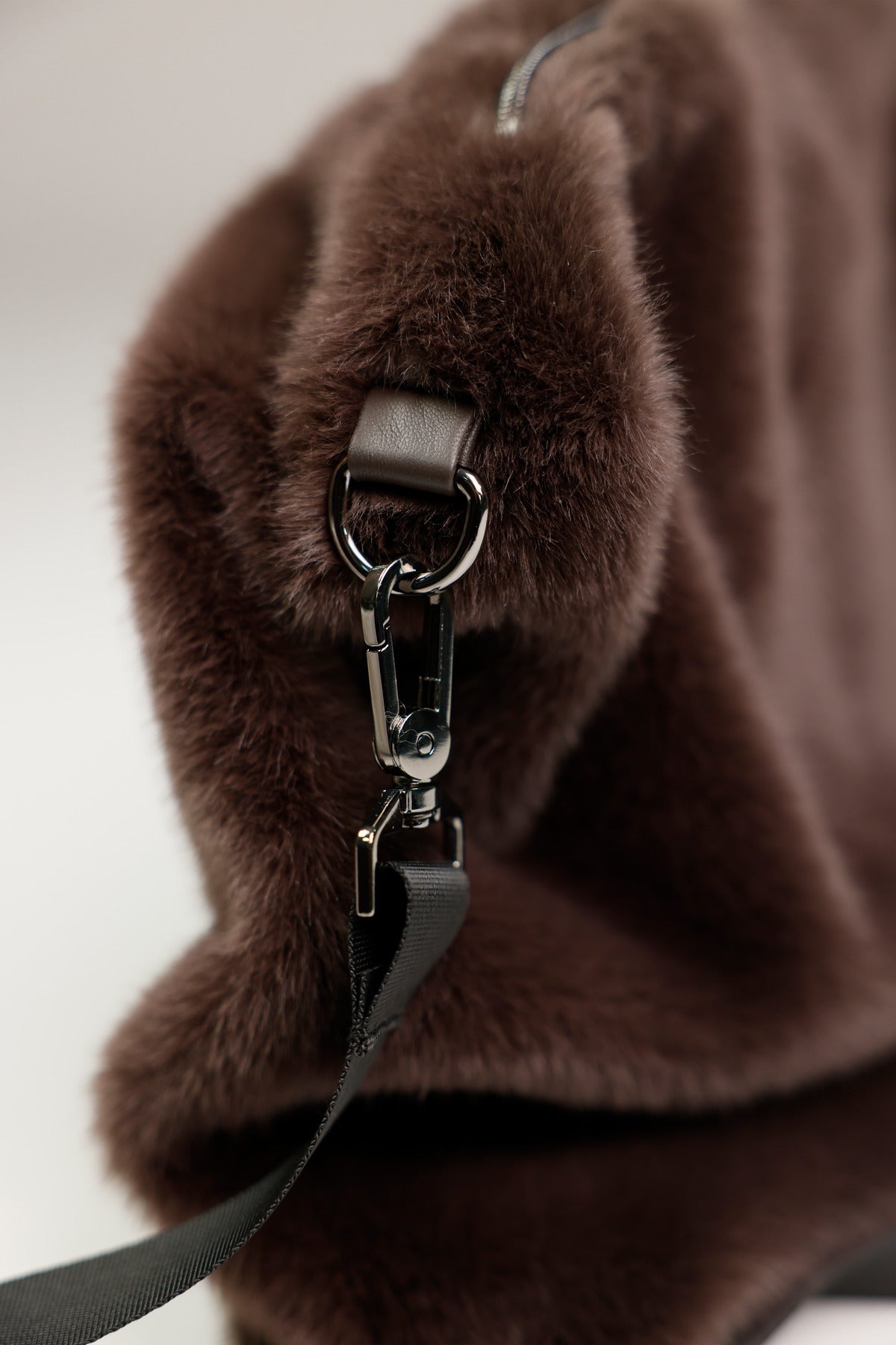 Brownie Faux Fur Shoulder Bag - 809305