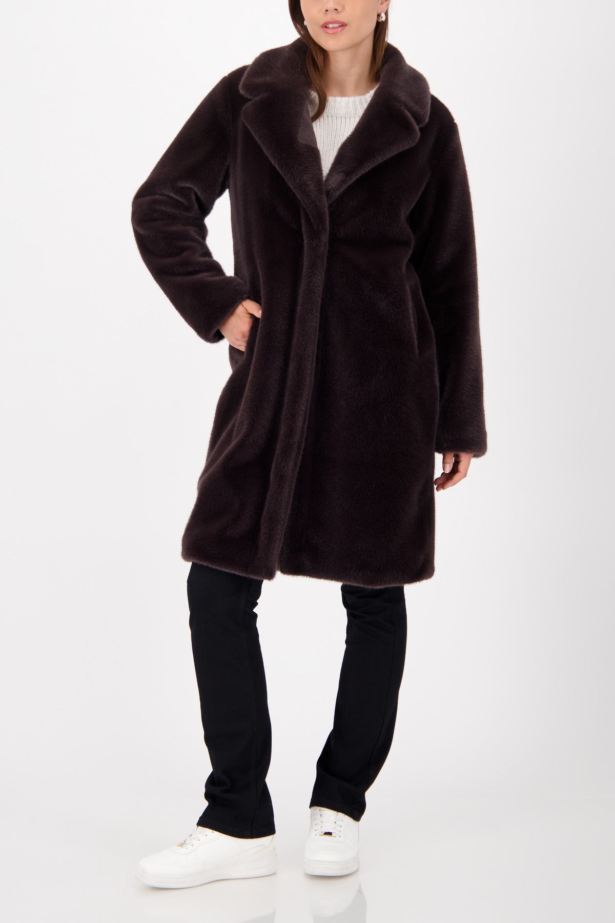 Brownie Faux Fur Coat - 809573