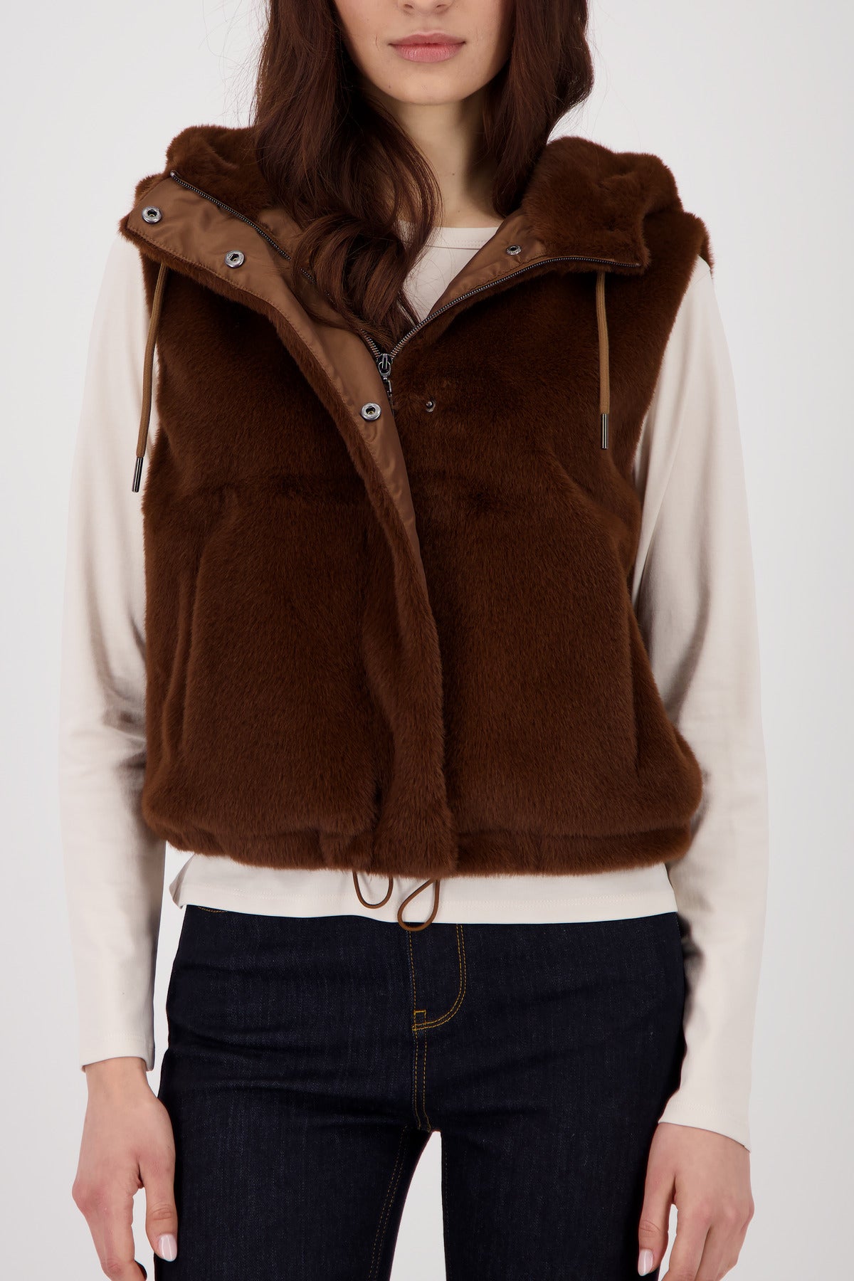 Whiskey Faux Fur Gilet - 809277