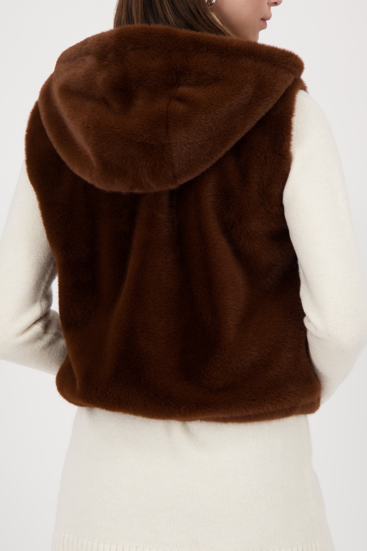 Whiskey Faux Fur Gilet - 809277