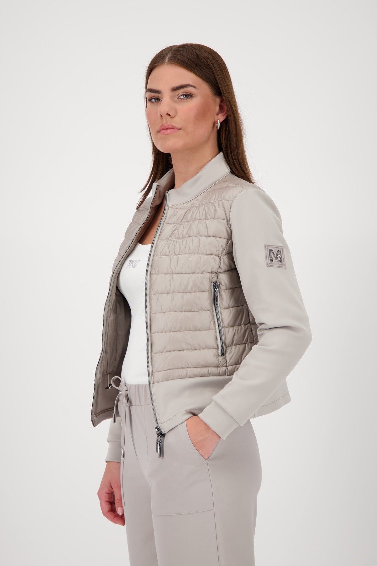 Greige Quilt Jacket - 808765