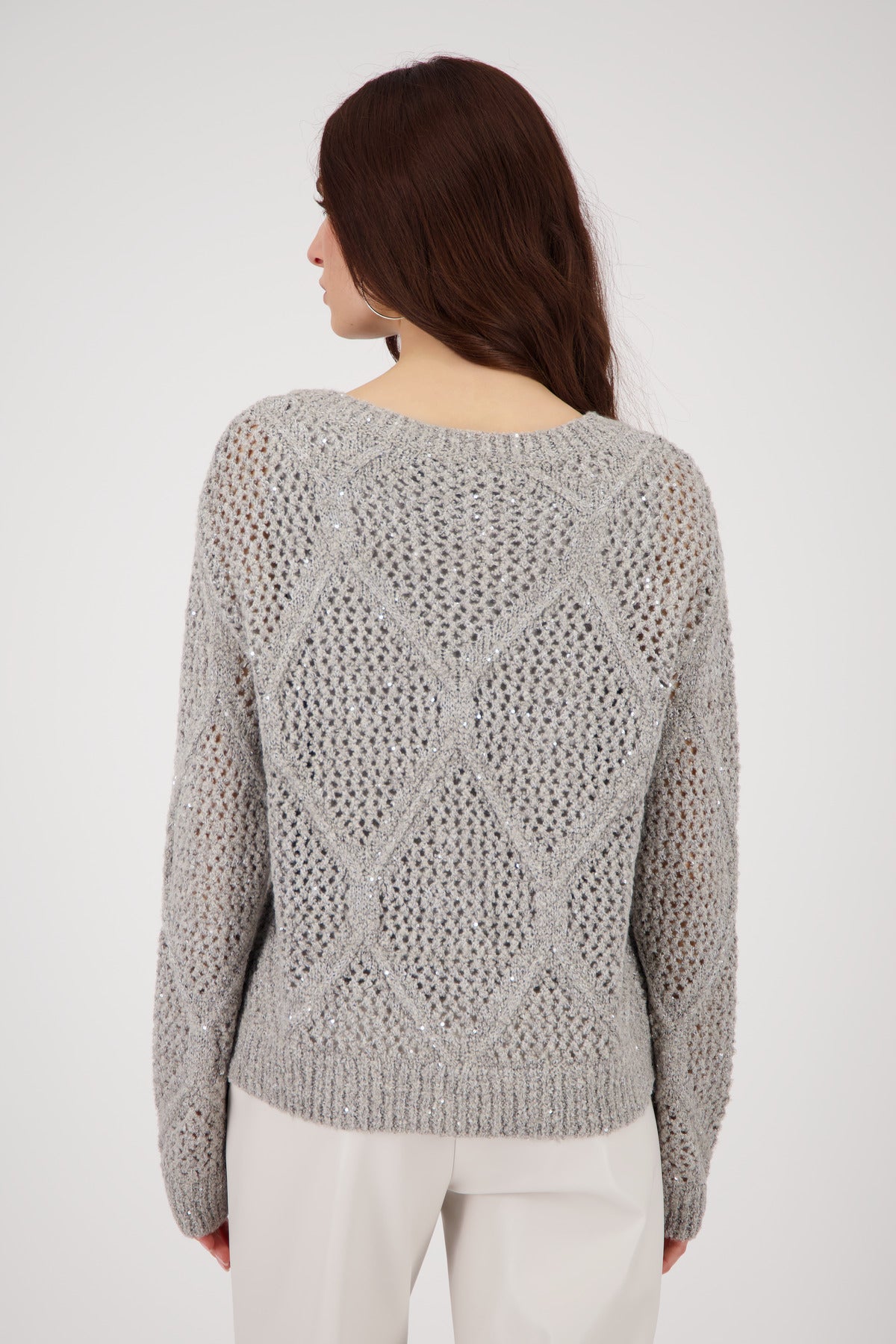 Greige Sequin Sweater - 808977
