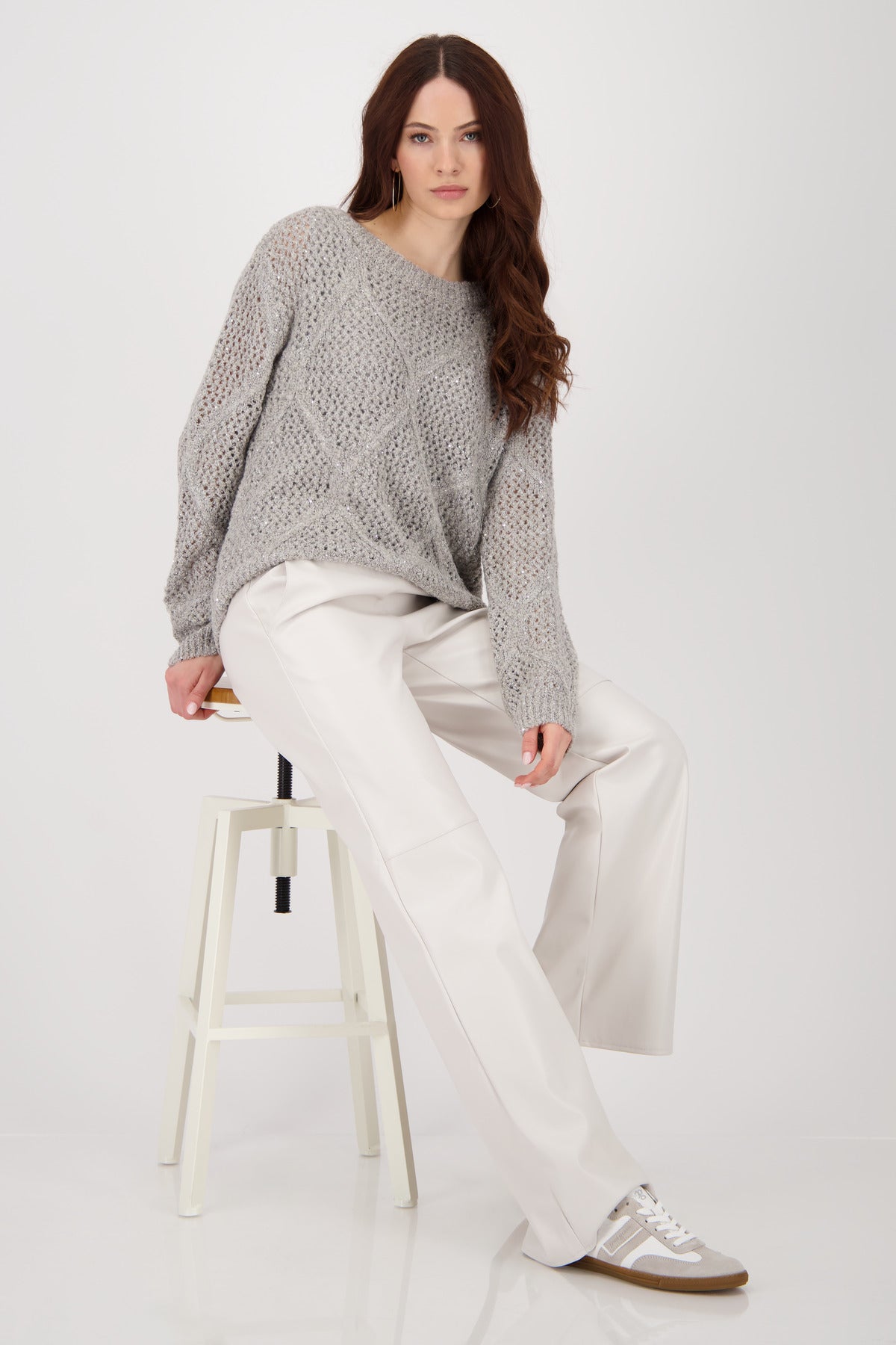 Greige Sequin Sweater - 808977
