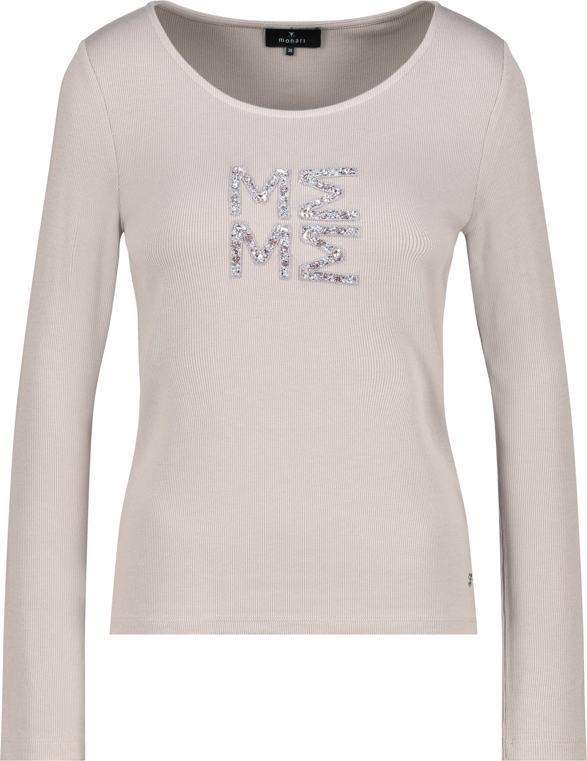 Greige Embellished Top - 809089