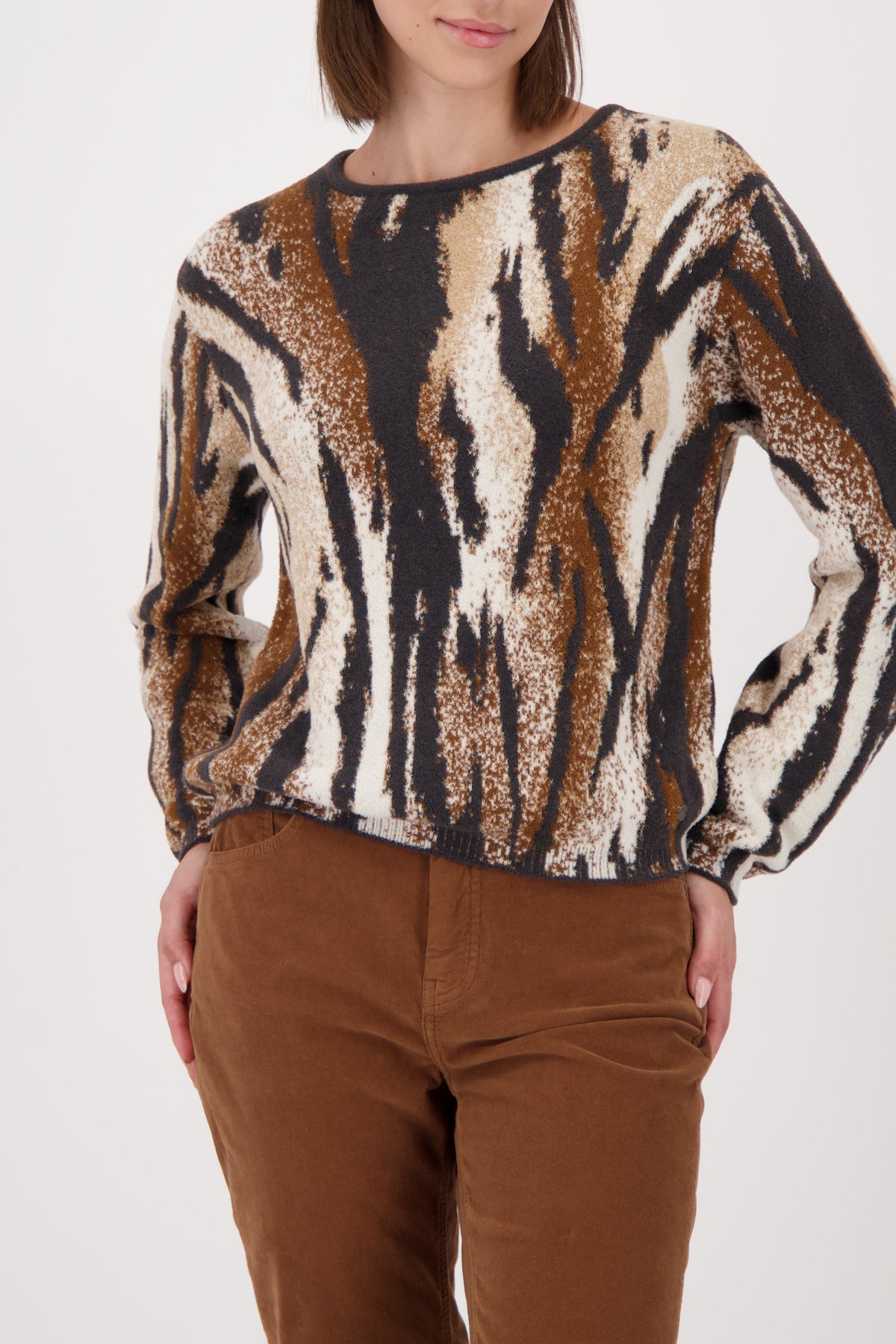 Jacquard Tiger Sweater - 809564
