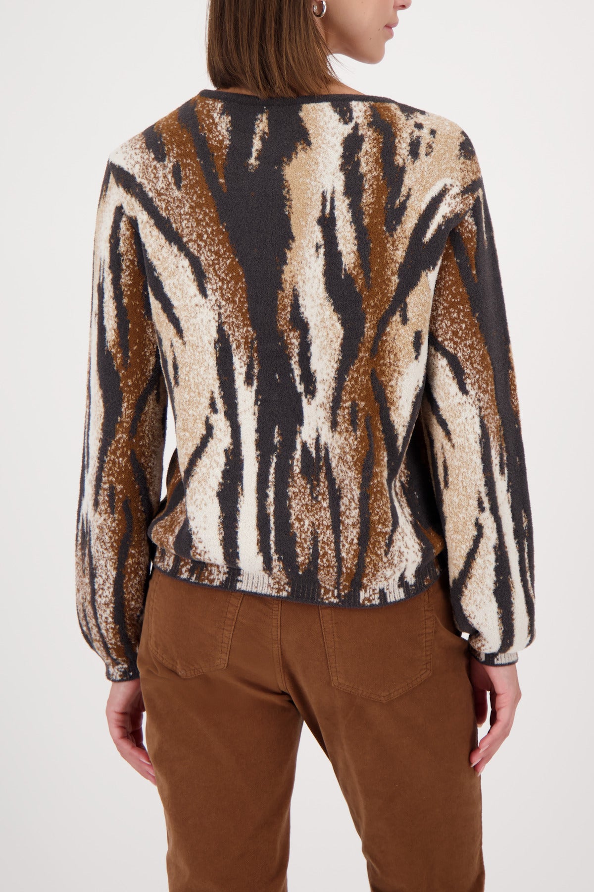 Jacquard Tiger Sweater - 809564