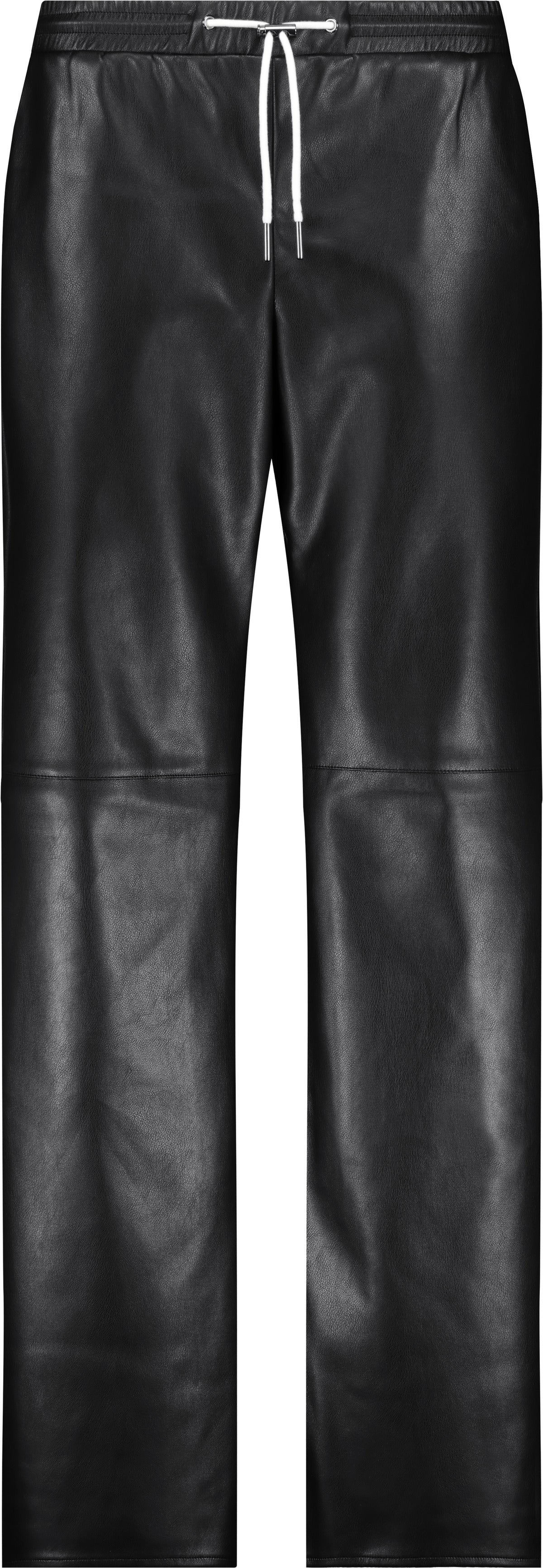 Black Faux Leather Trousers - 808752