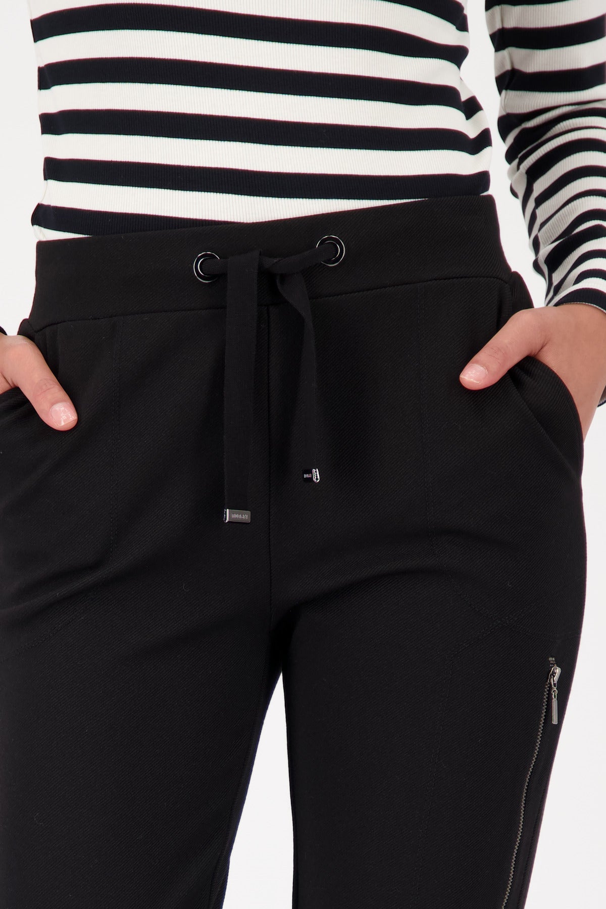 Black Drawstring Pants - 809037
