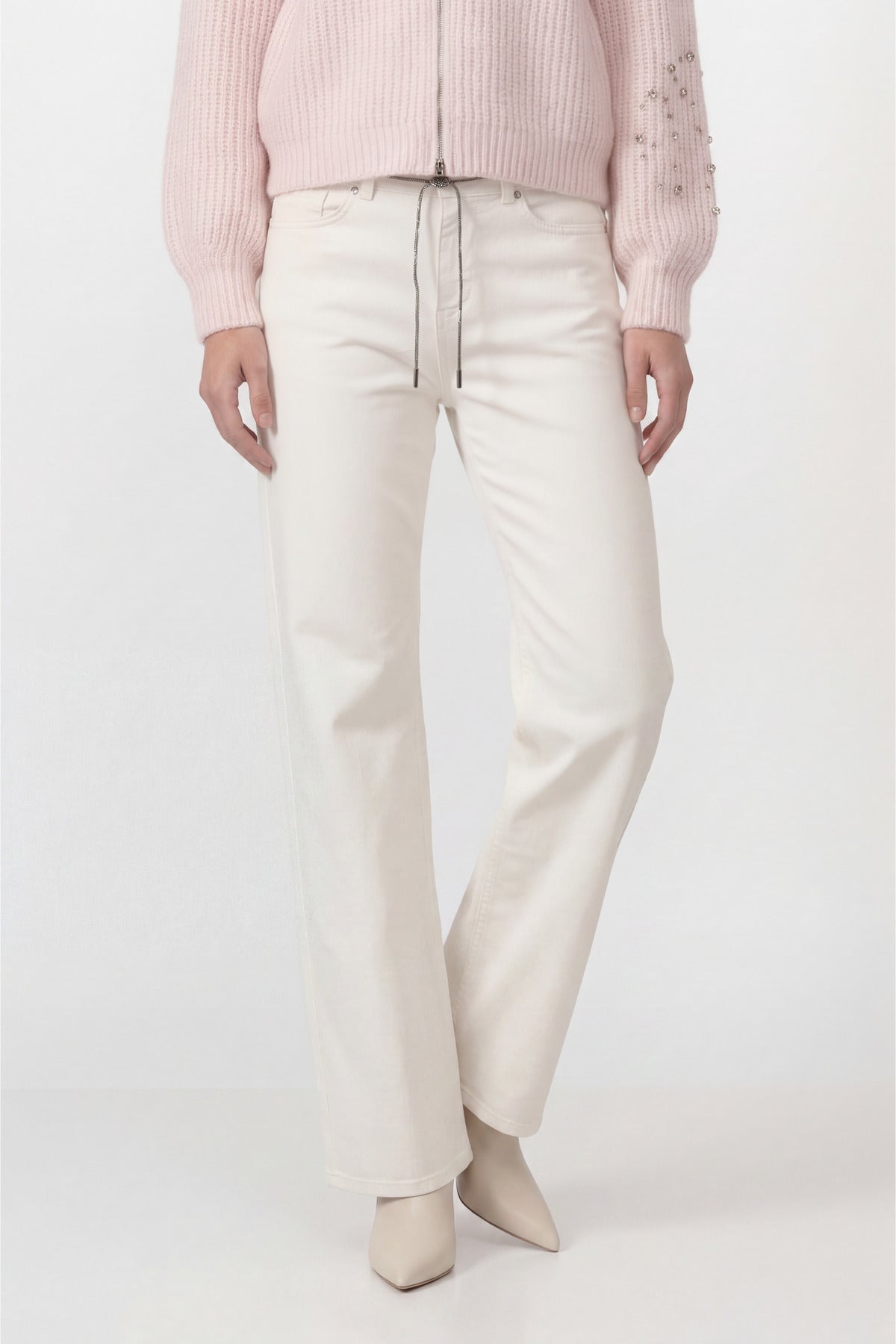 Pearly Wide Leg Jeans - 810112