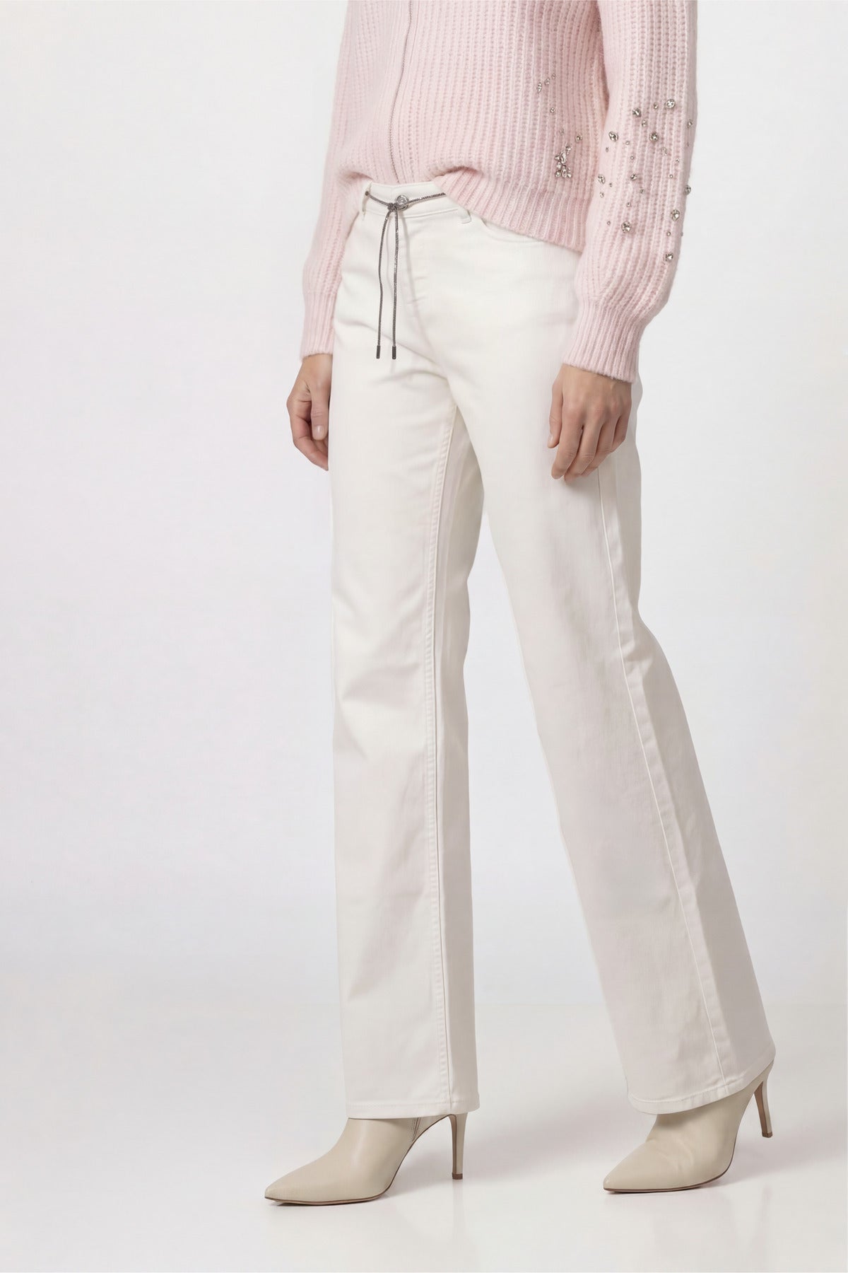 Pearly Wide Leg Jeans - 810112