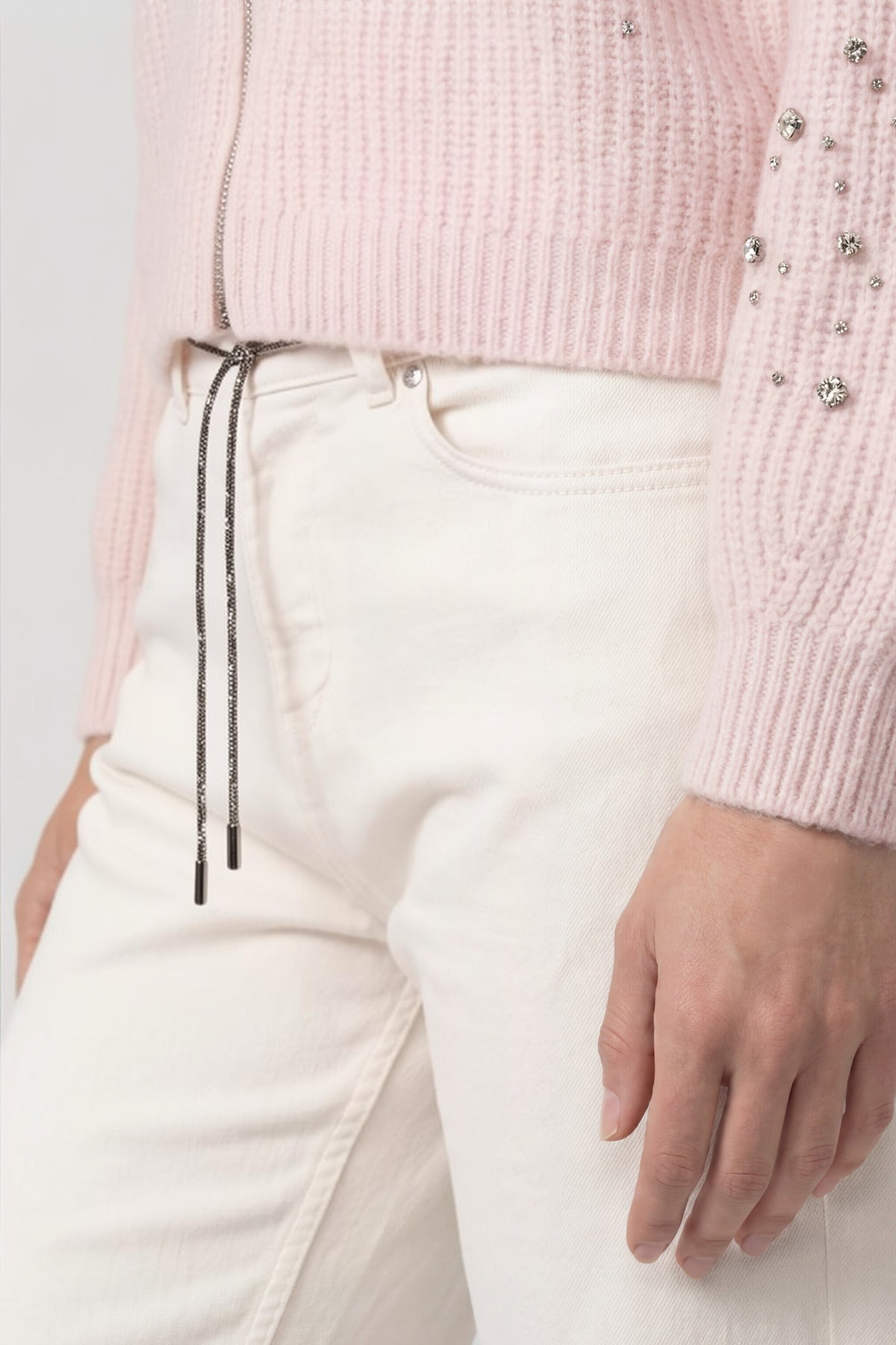 Pearly Wide Leg Jeans - 810112