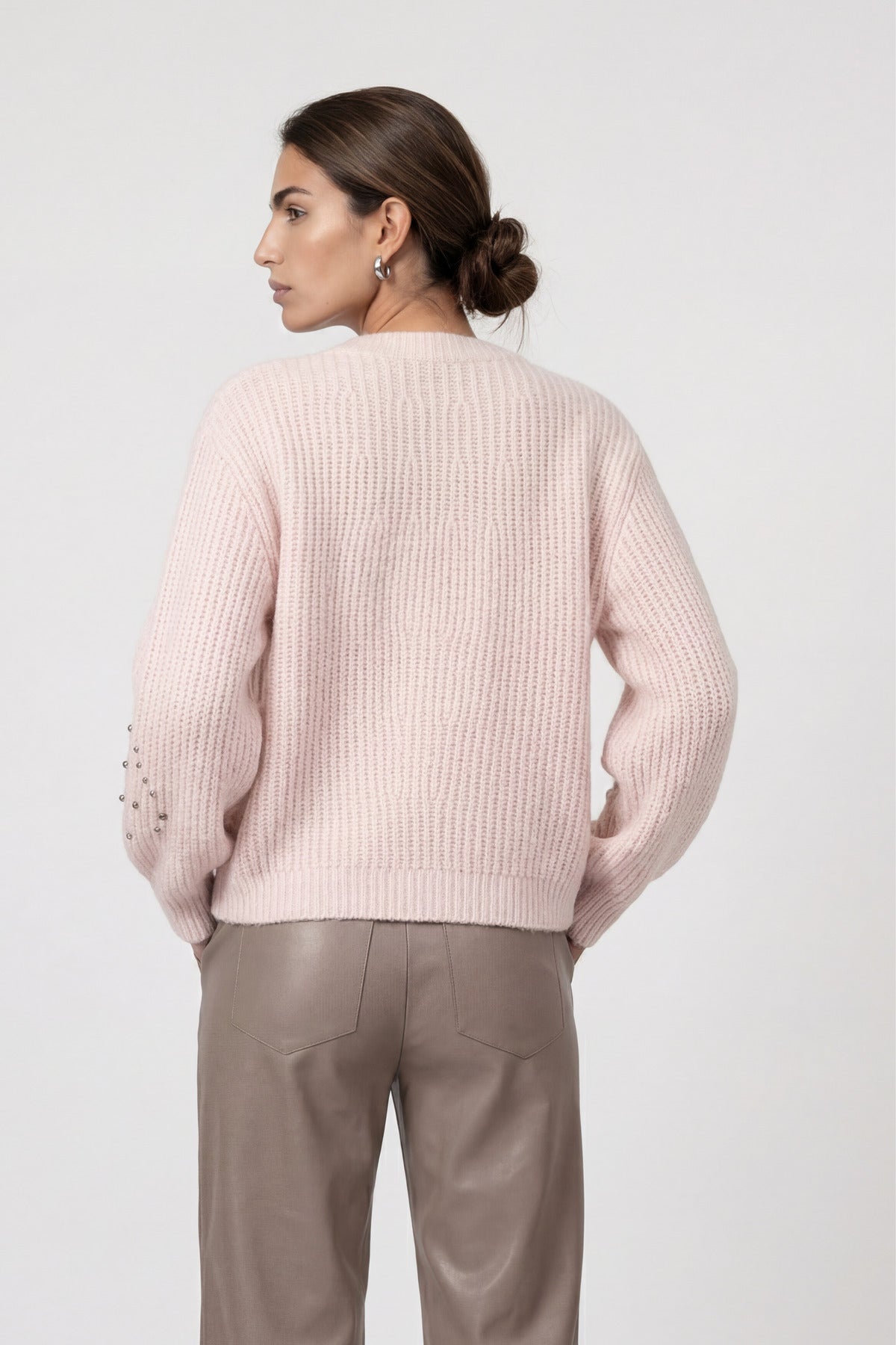 Rosewater Embellished Zip Cardigan - 809914