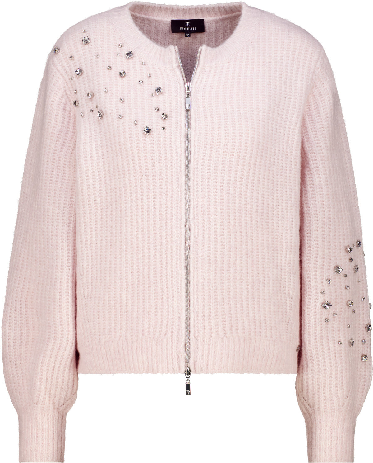 Rosewater Embellished Zip Cardigan - 809914
