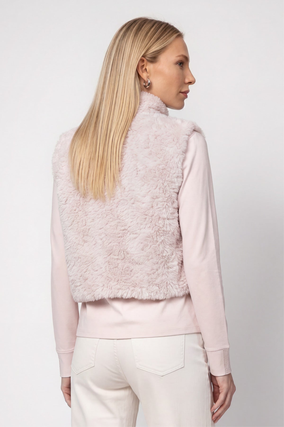 Rosewater Faux Fur Waistcoat - 810030
