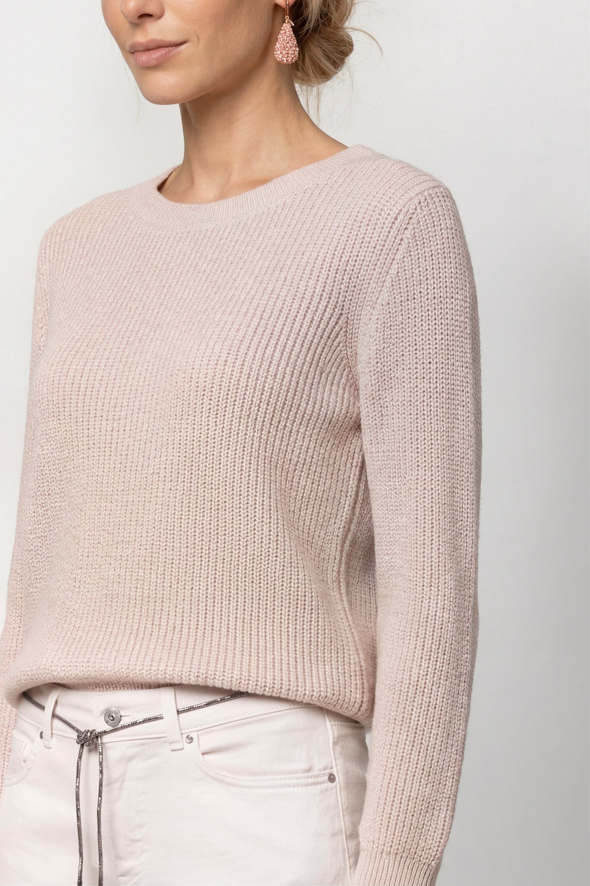 Rosewater Lurex Sweater - 810129