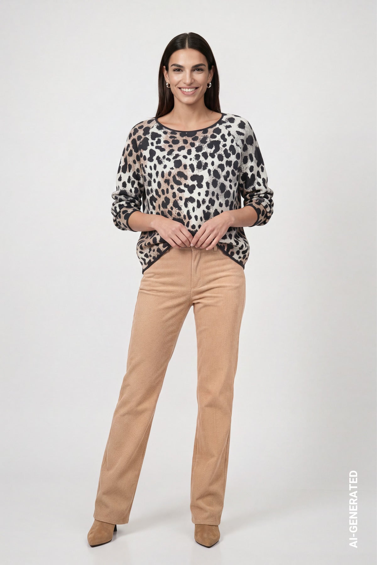 Dark Grey Leo Jacquard Sweater - 809960