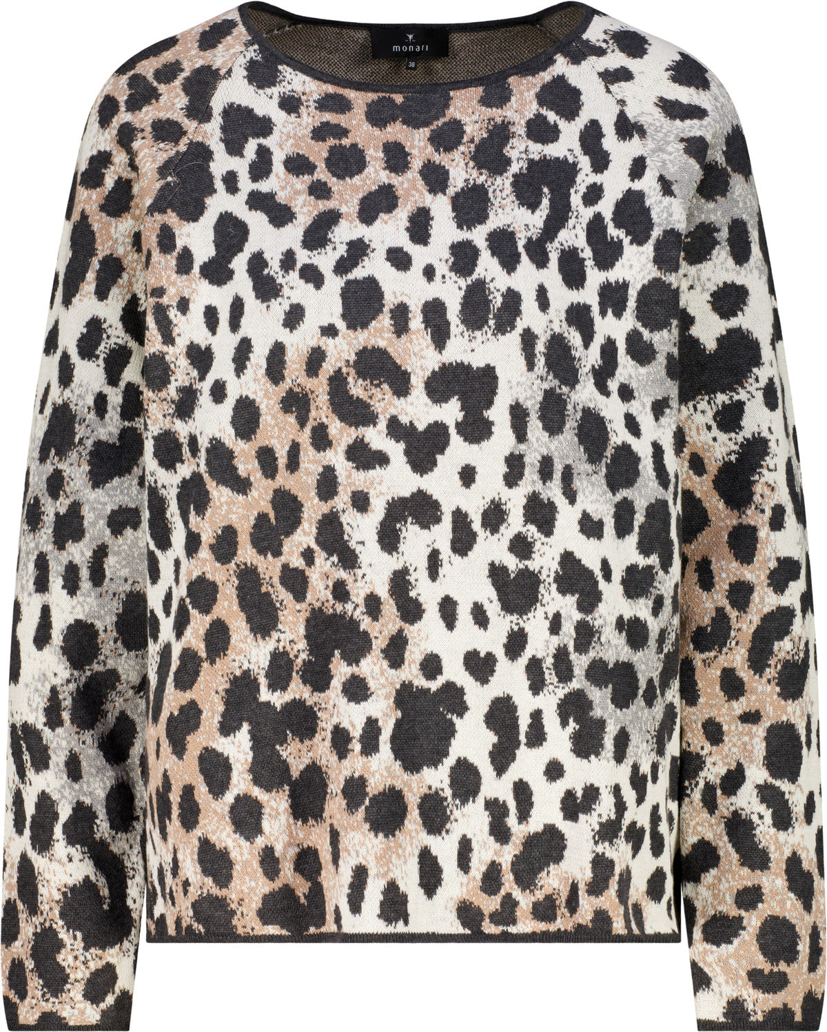 Dark Grey Leo Jacquard Sweater - 809960