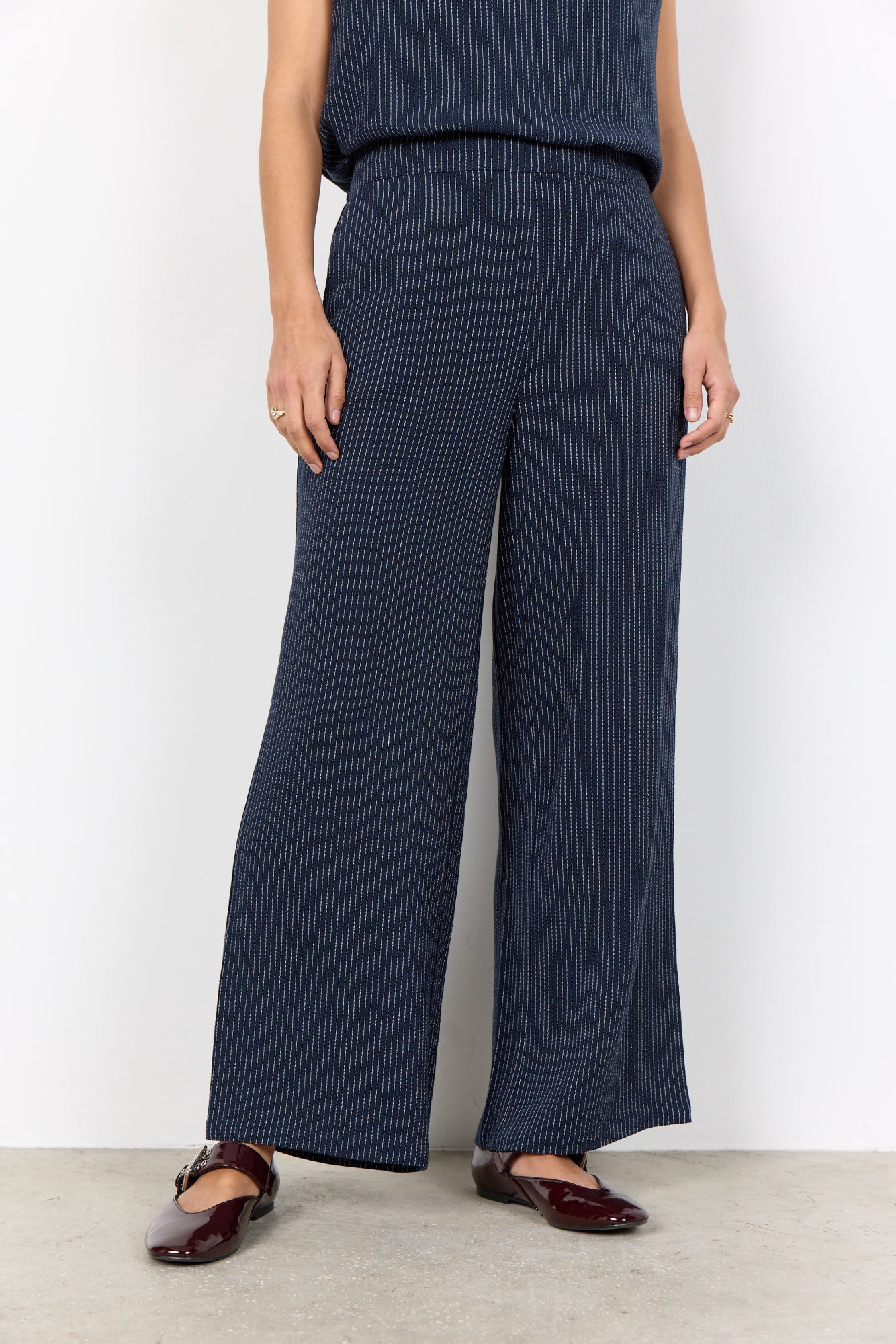 Cannie 2-B Navy Combi Pants - 41586