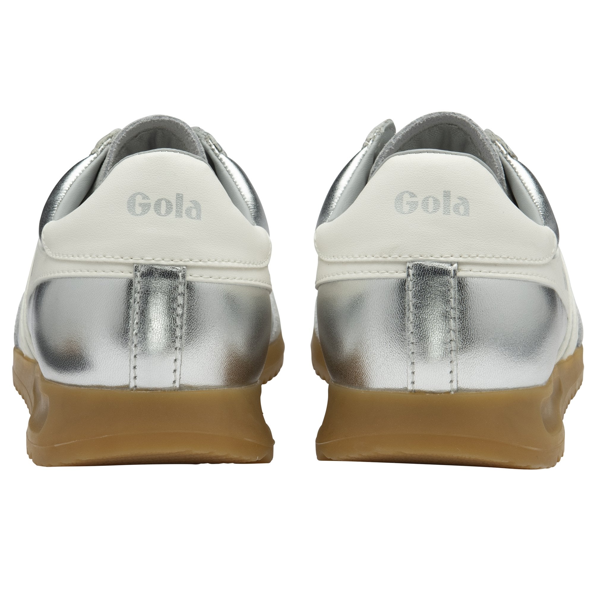 Torpedo Glimmer Silver/Off White Trainers - CLB742