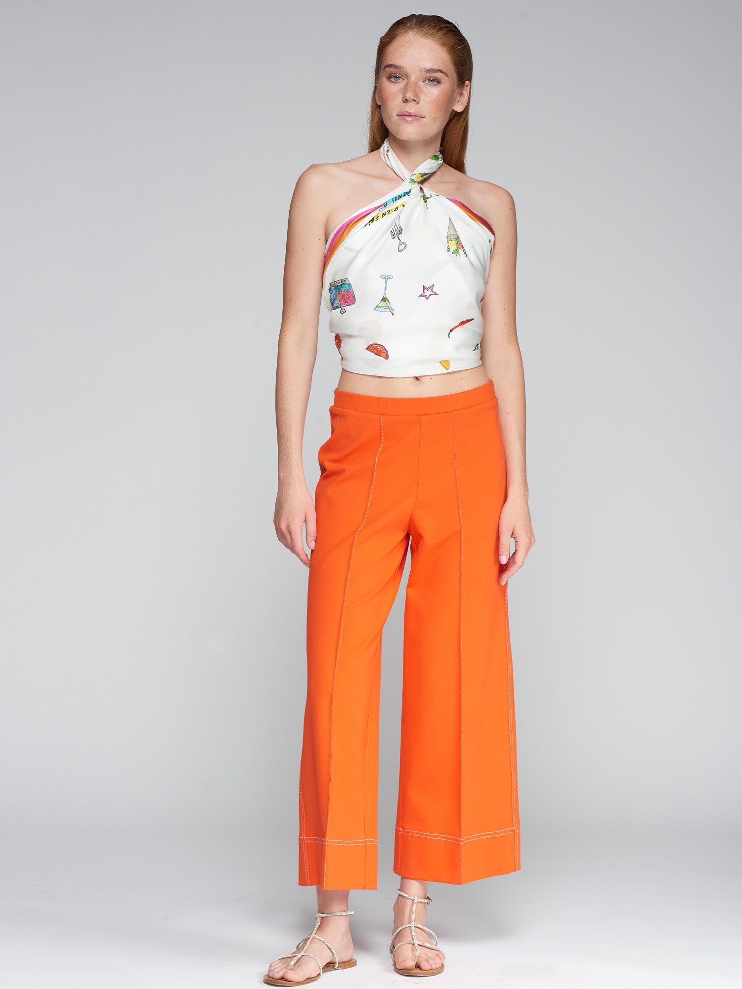Bettina Orange Trousers - 32213