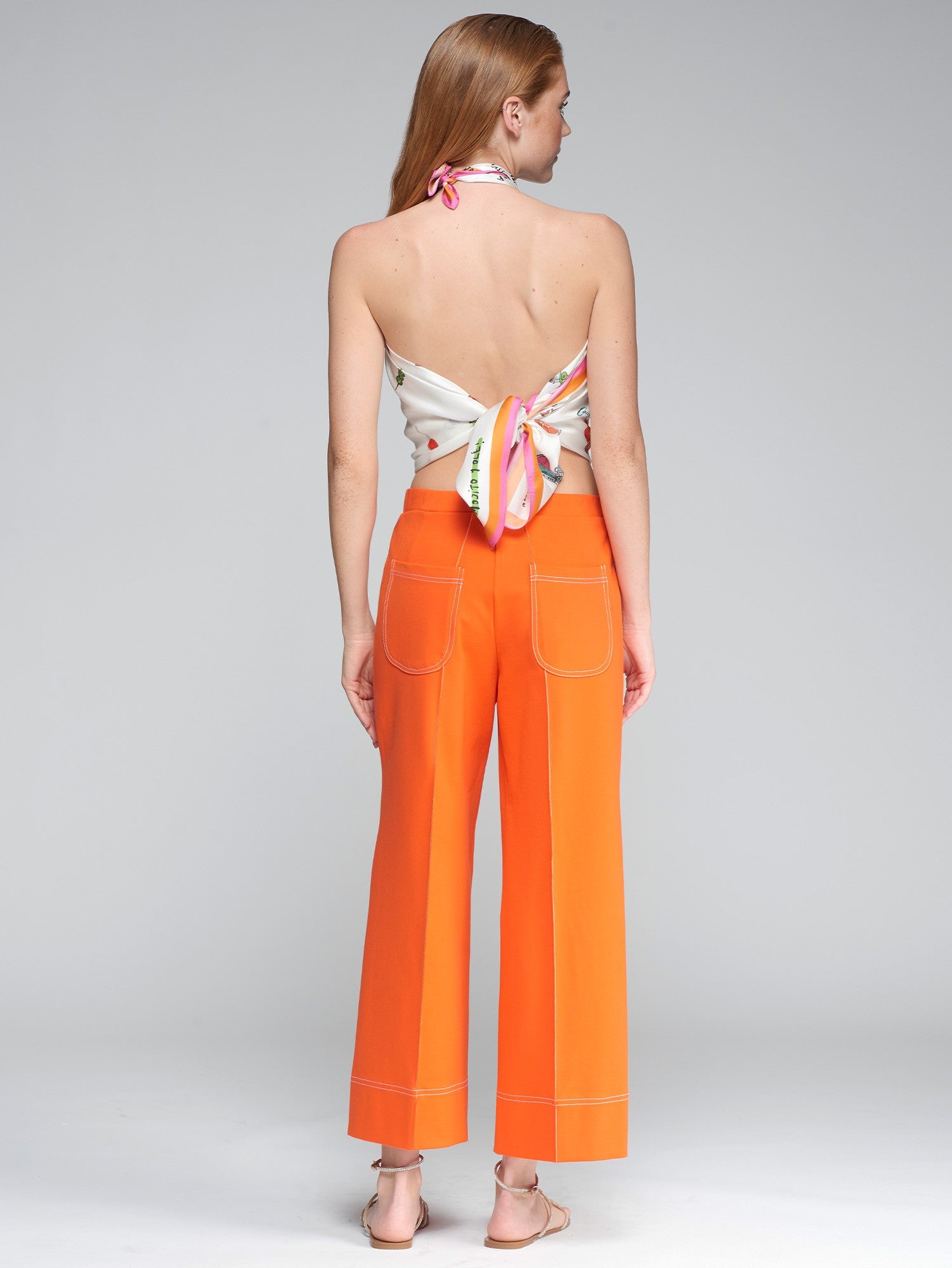 Bettina Orange Trousers - 32213