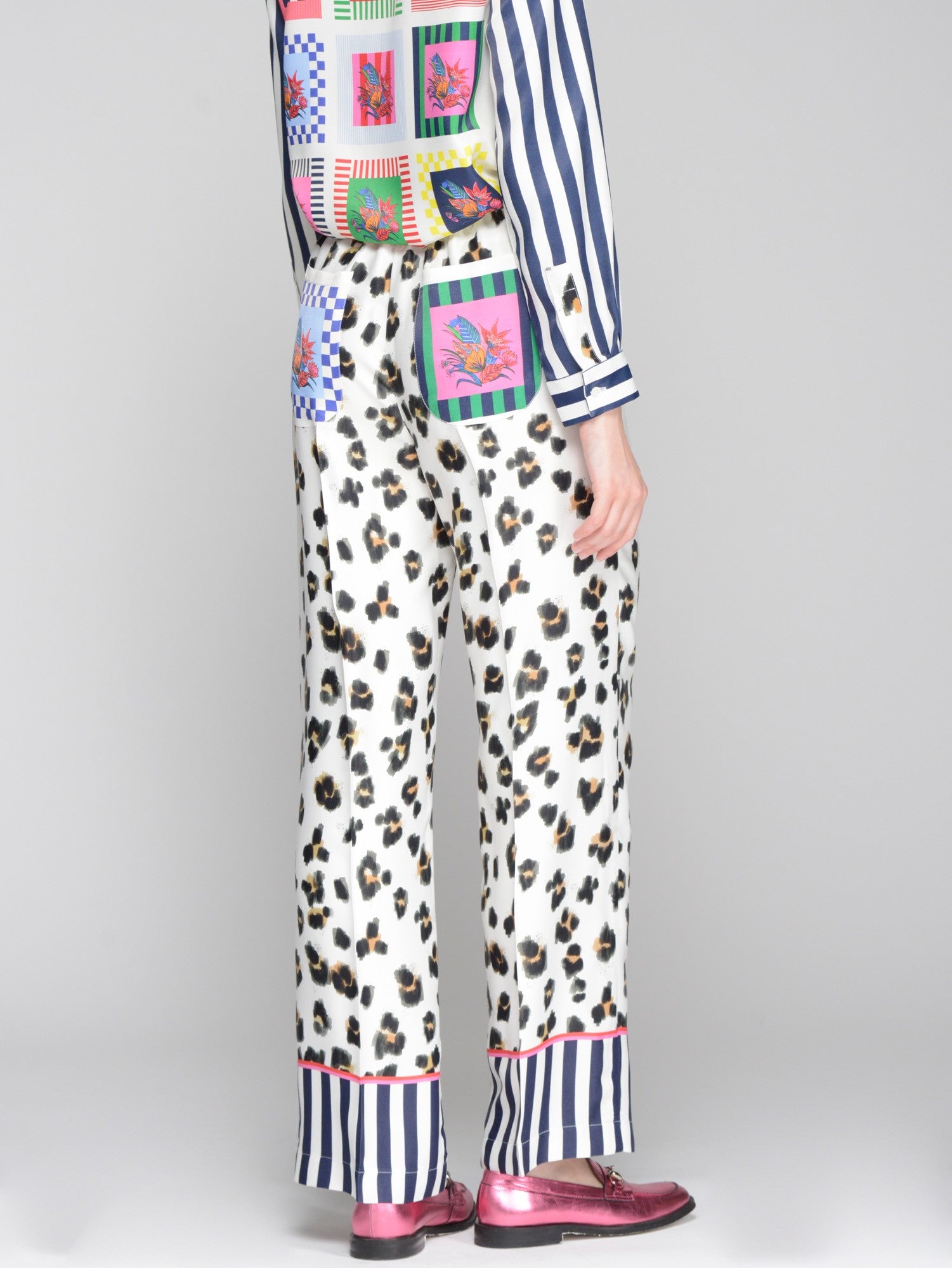 Elena Leopard Trousers - 32472