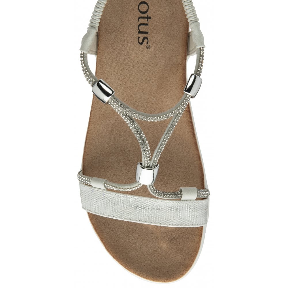 White Bruna Sandals - ULP319