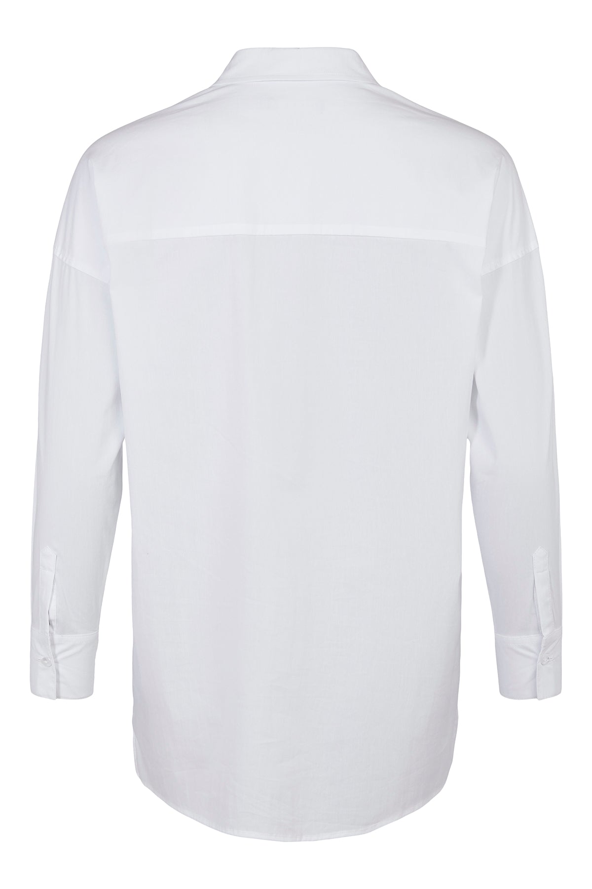 Long White Shirt - 06795