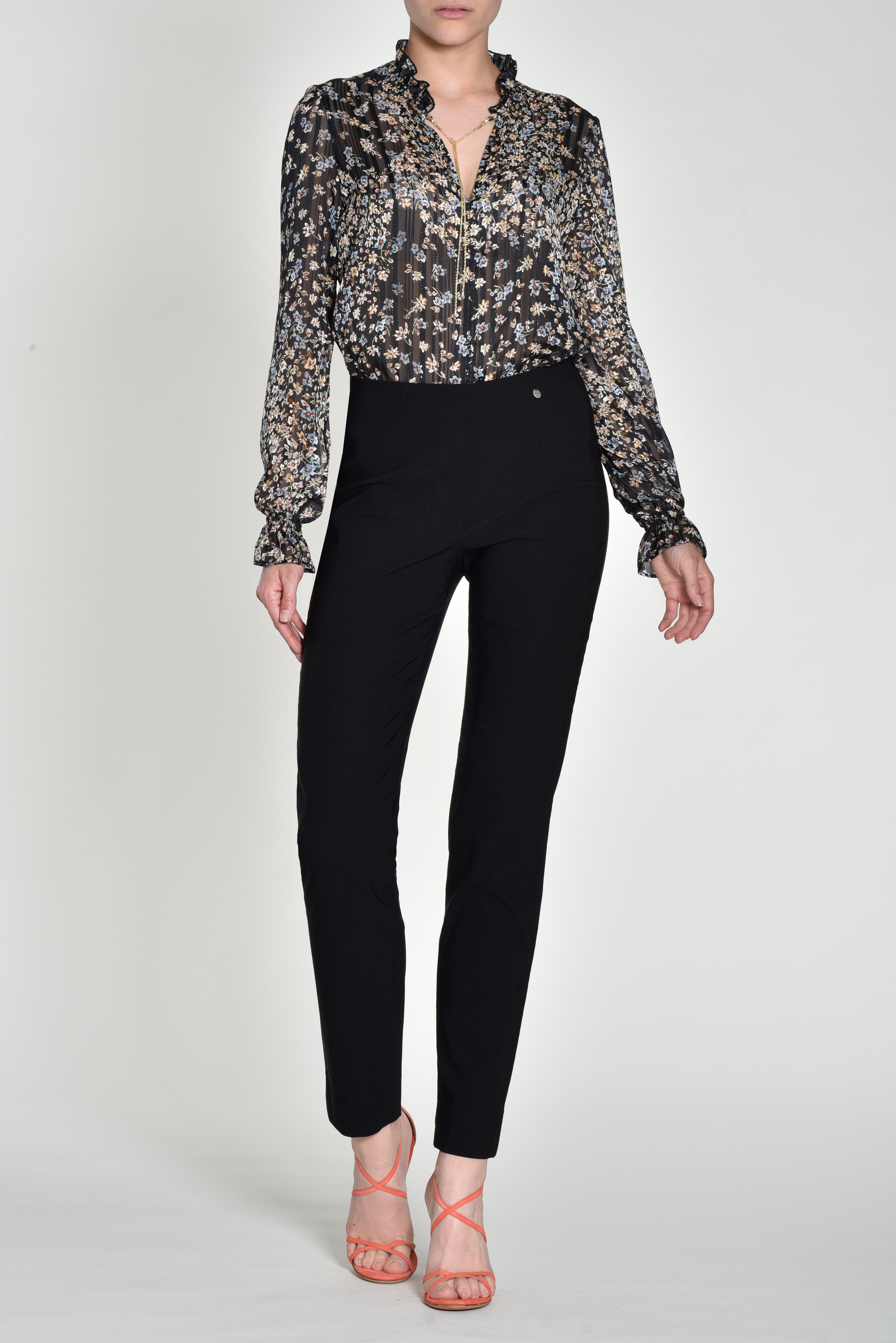 Marie Black Trousers - 51412