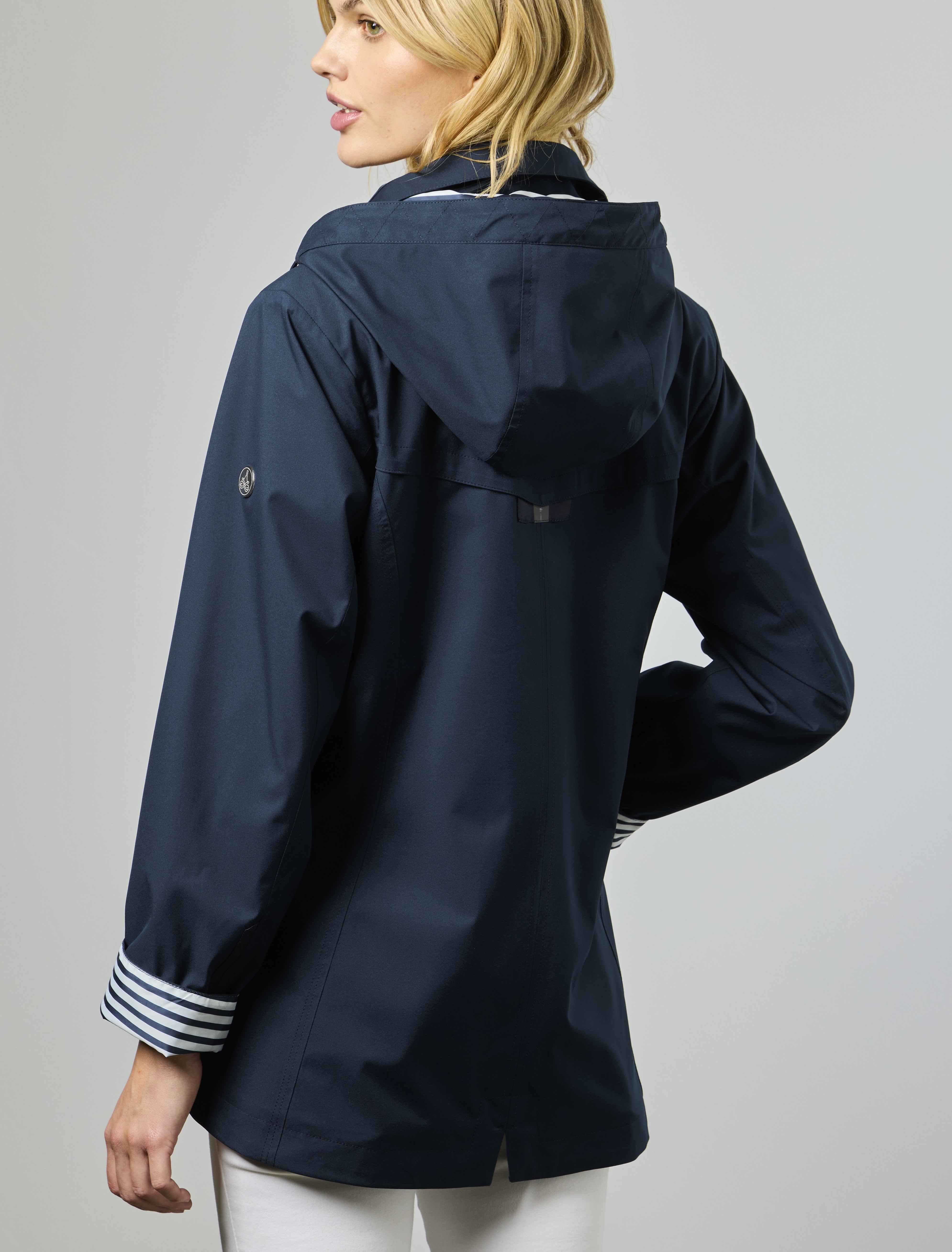 Nilsine Navy Hooded Jacket - 2282