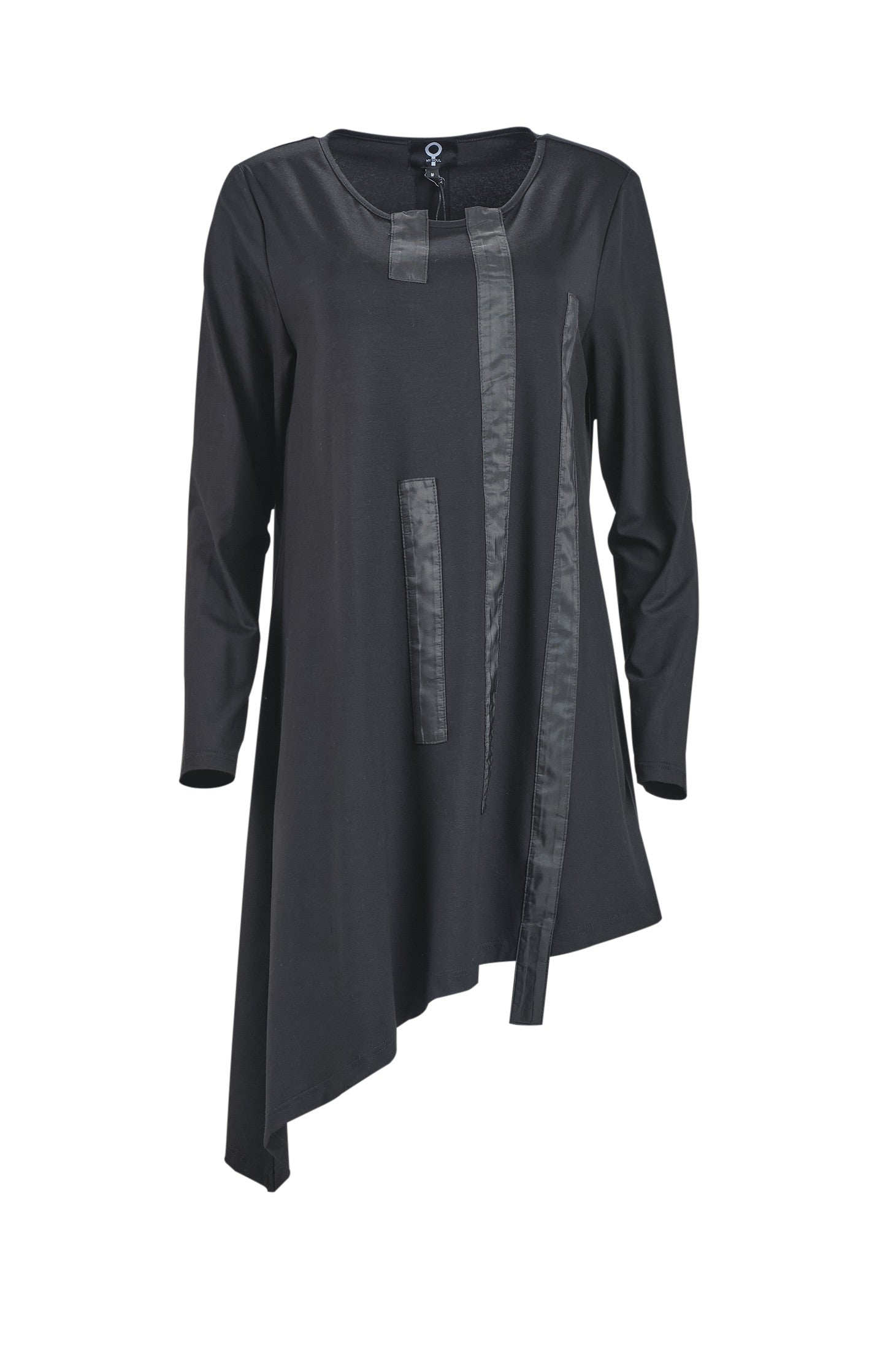 Plain Black Print Tunic - 0221