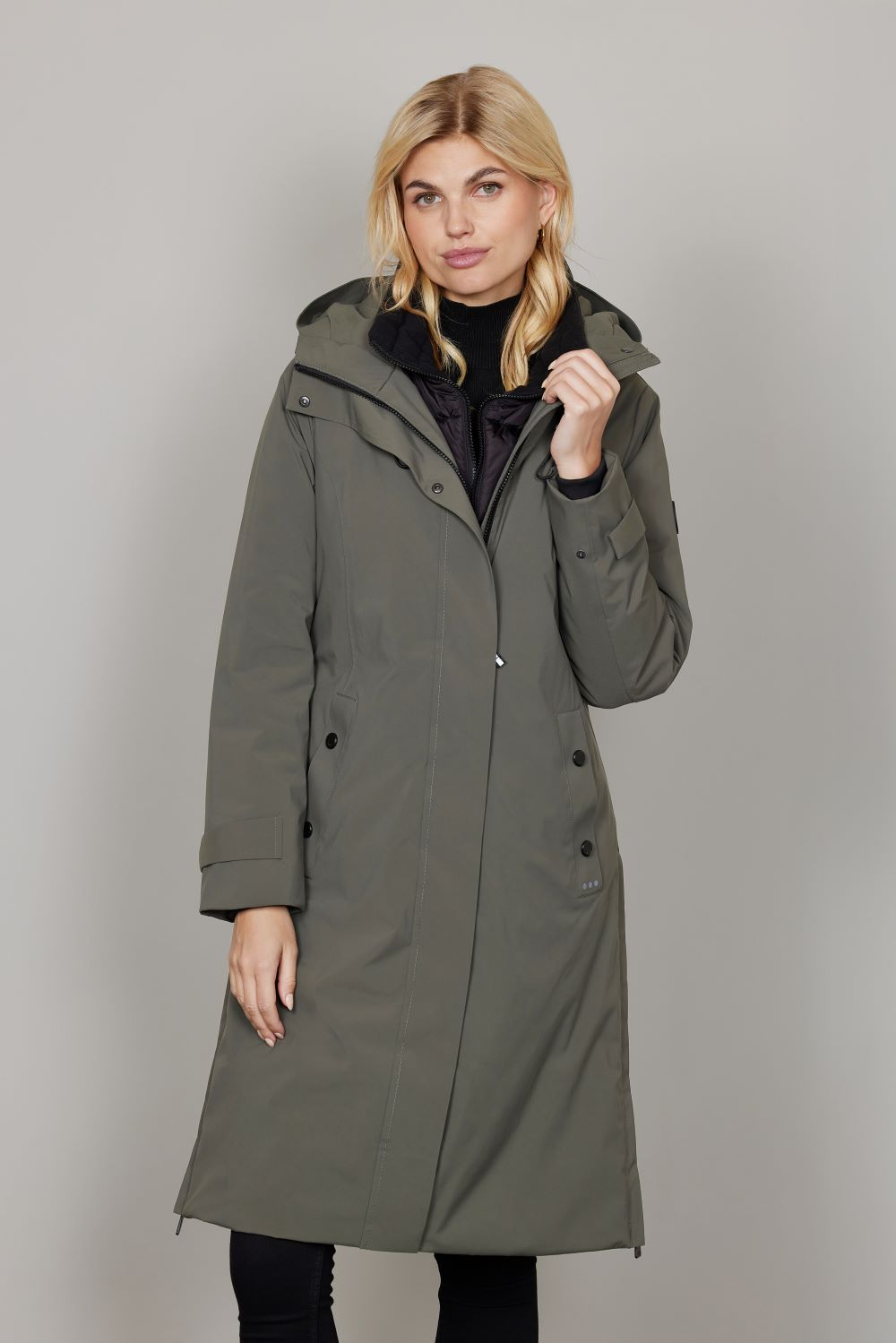 Mira Olive Coat - 1095