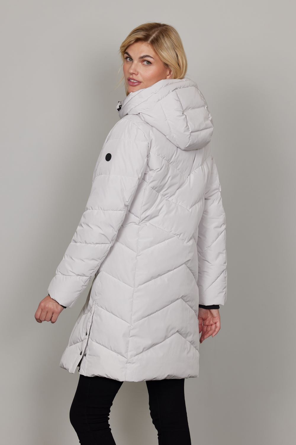 Maya Winter White Padded Coat - 2075