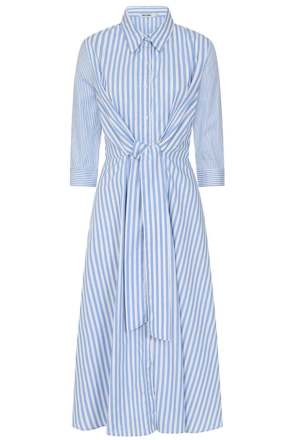 Sophie Shirt Dress Sky Stripe 032S160